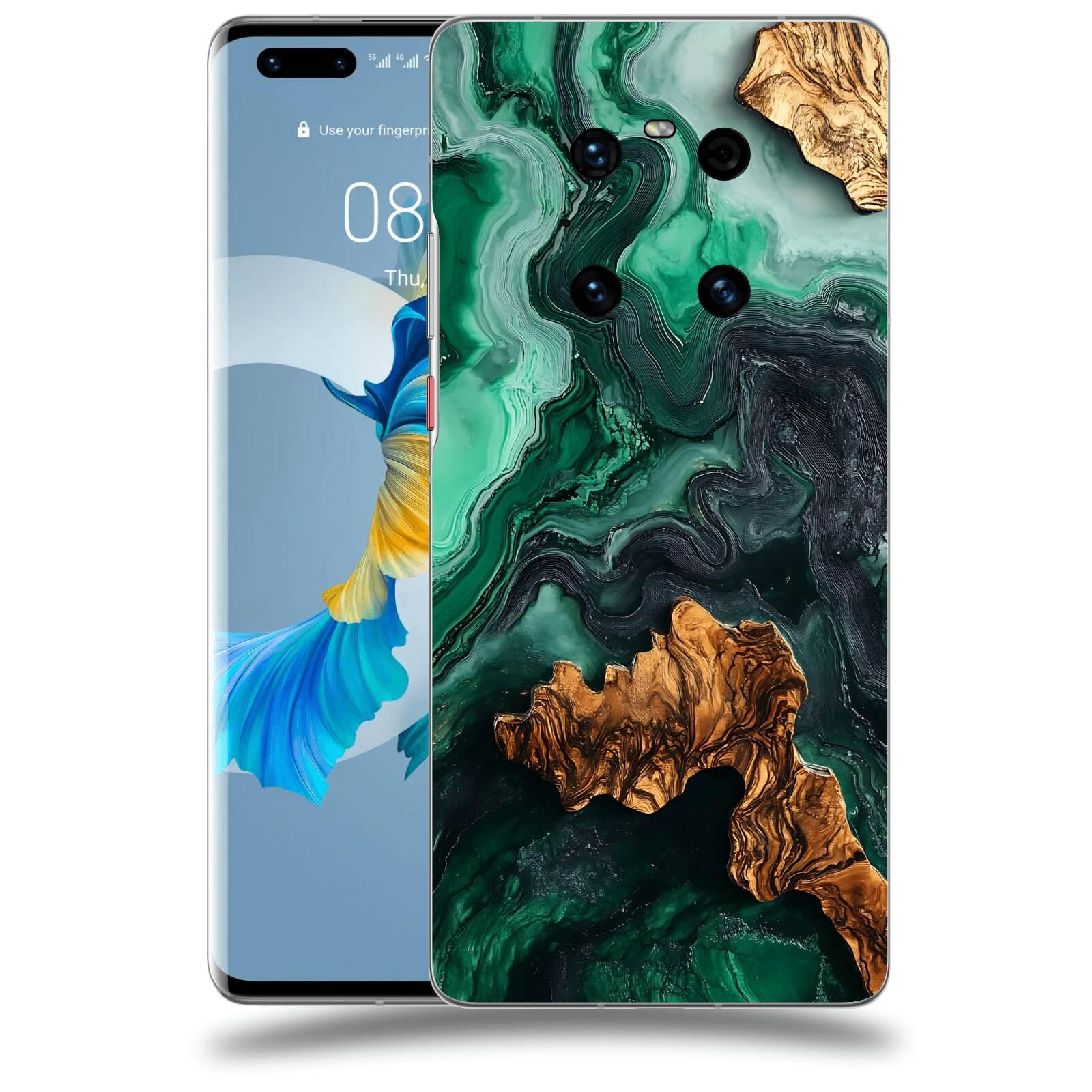 ACOVER Kryt na mobil Huawei Mate 40 Pro - Forest Wood IV