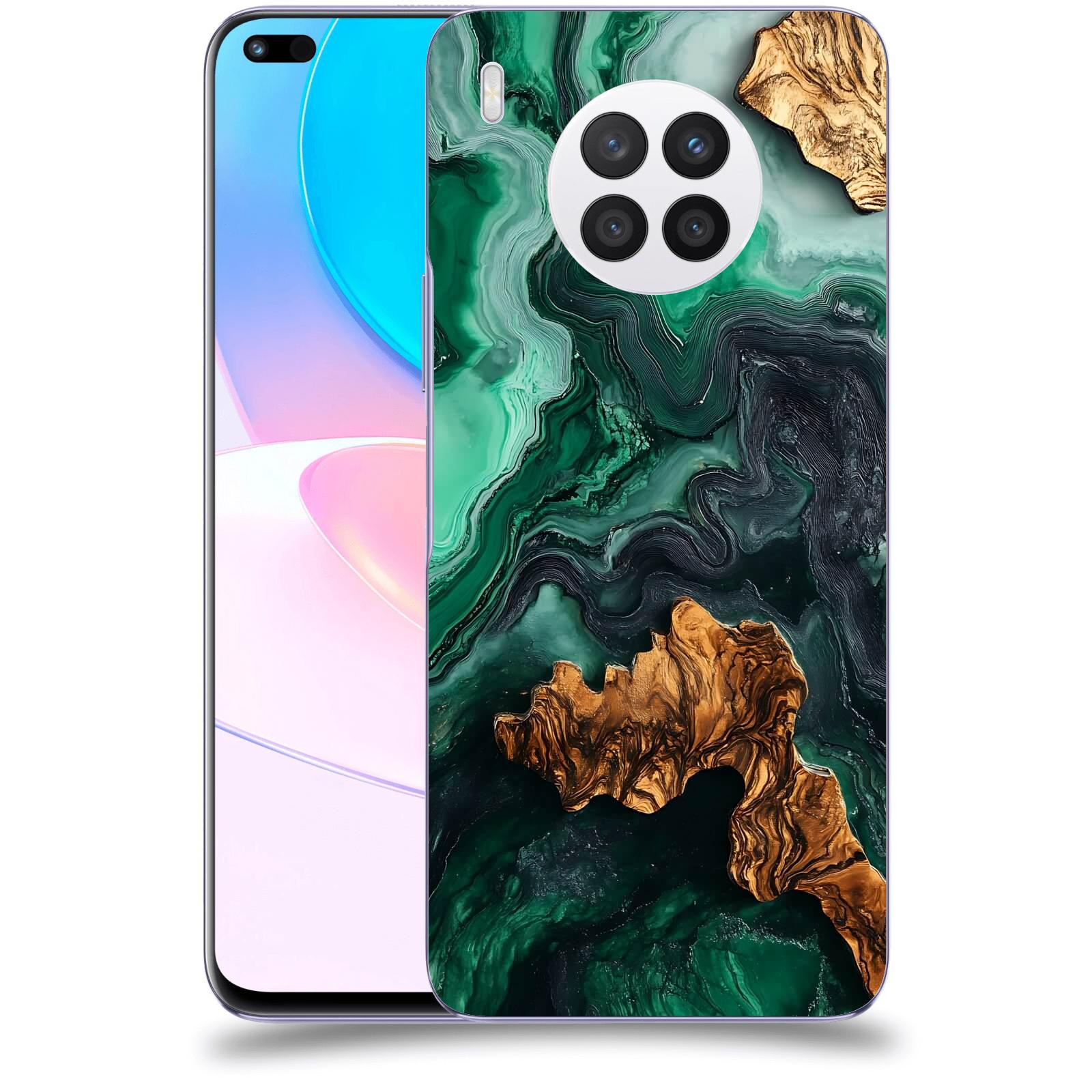 ACOVER Kryt na mobil Huawei Nova 8i - Forest Wood IV