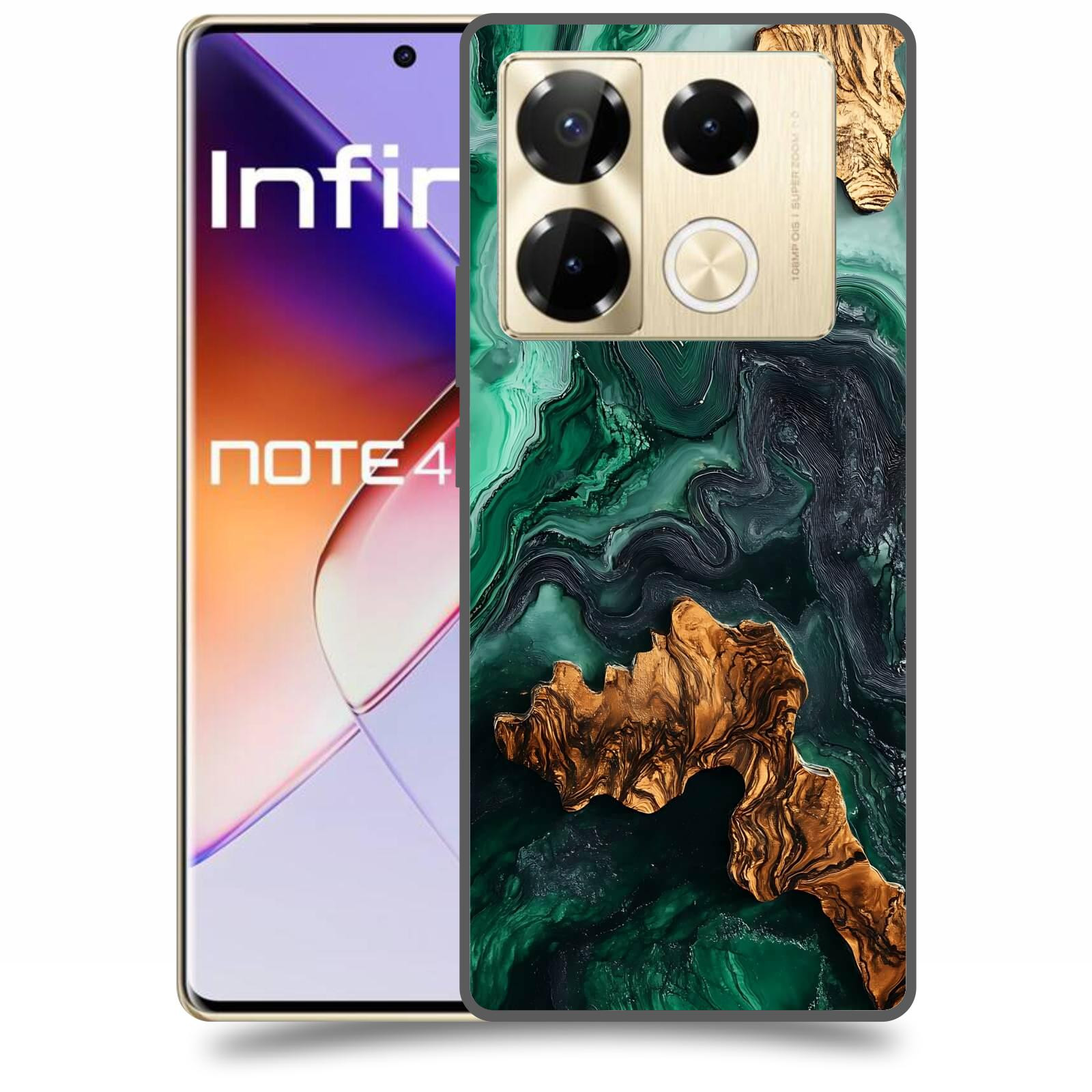 ACOVER Kryt na mobil Infinix Note 40 PRO - Forest Wood IV