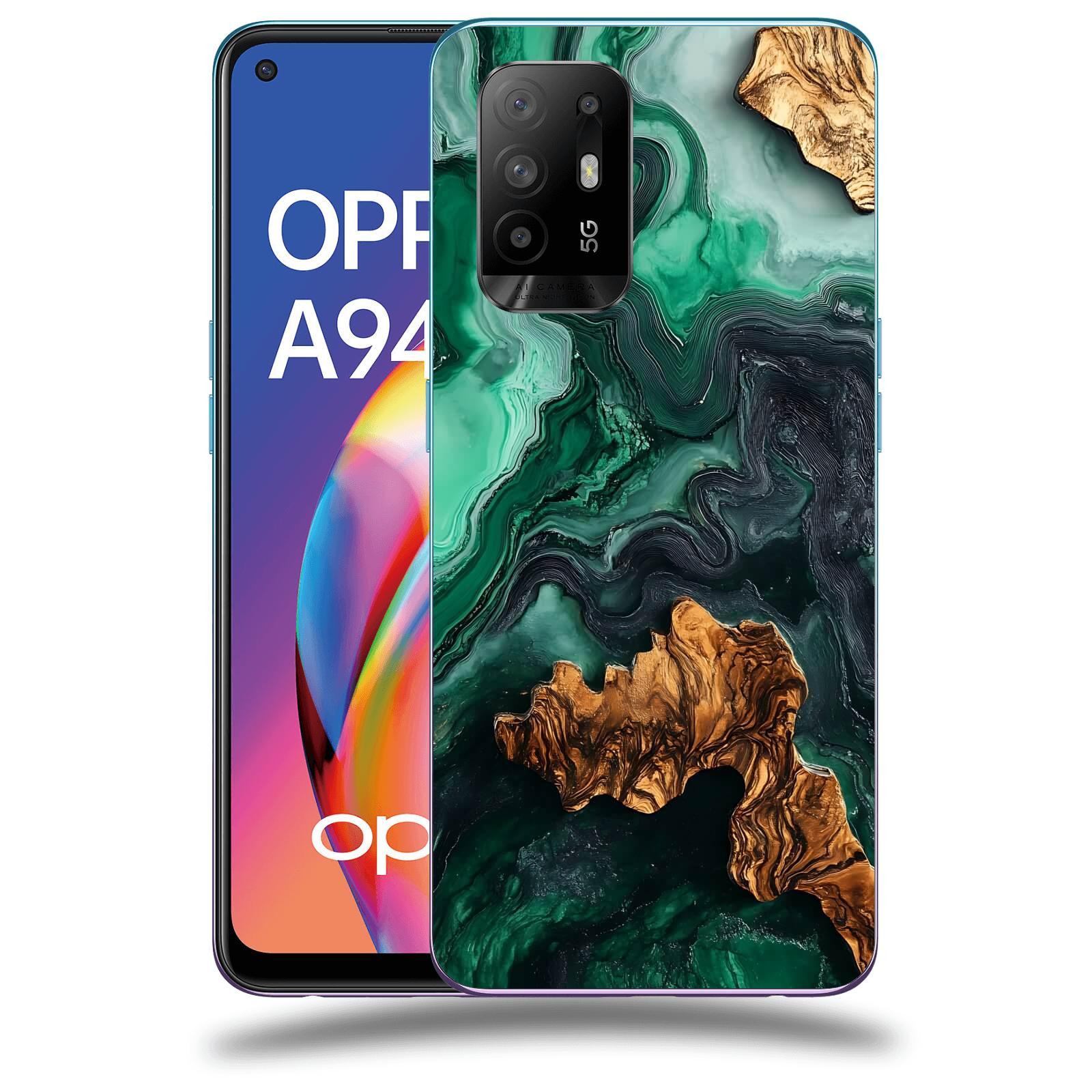 ACOVER Kryt na mobil OPPO A94 5G - Forest Wood IV