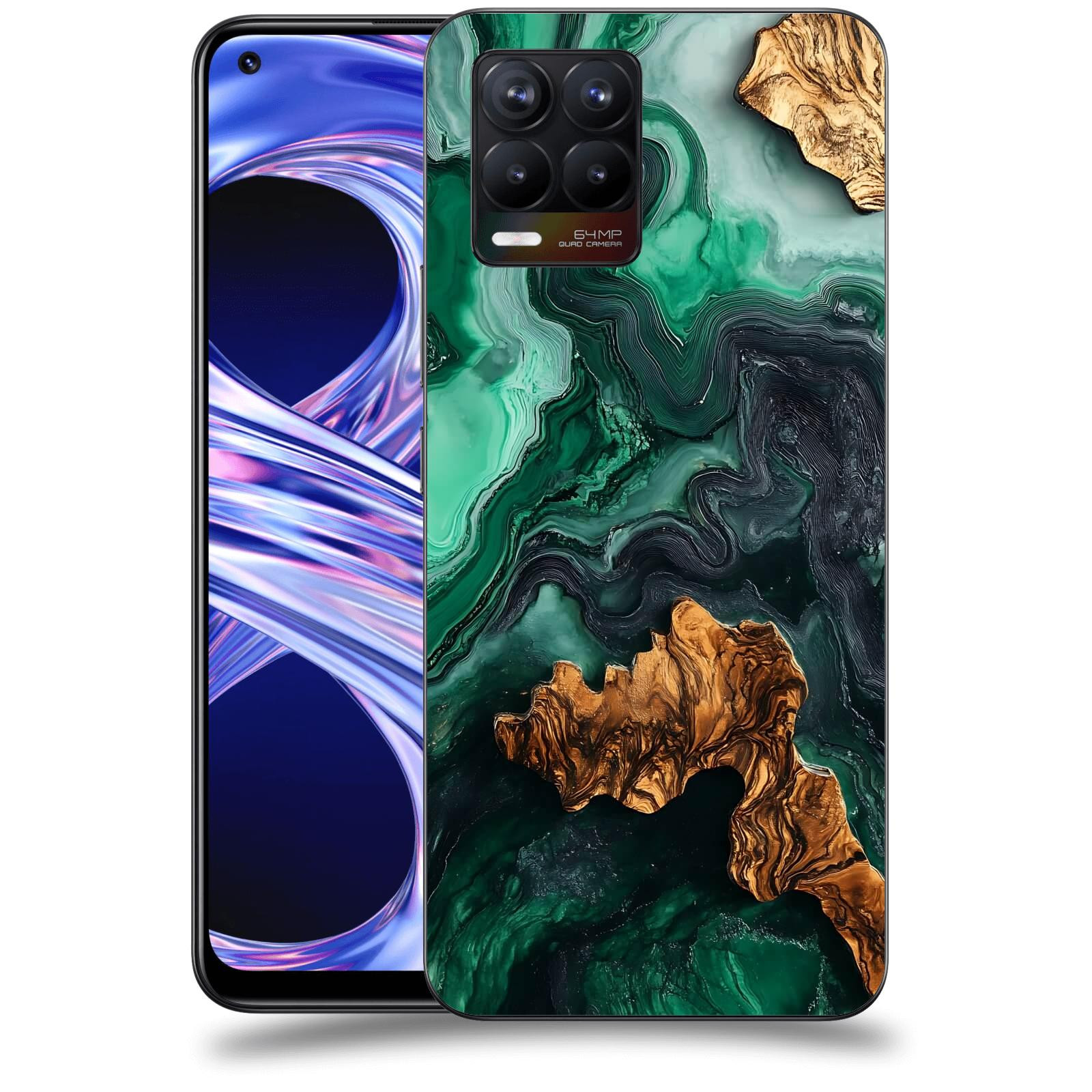 ACOVER Kryt na mobil Realme 8 - Forest Wood IV