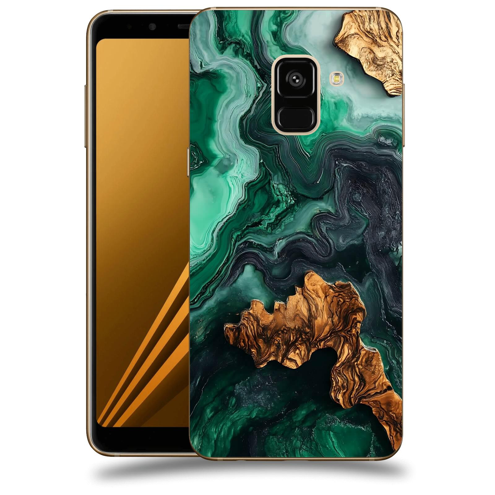 ACOVER Kryt na mobil Samsung Galaxy A8 2018 A530F - Forest Wood IV
