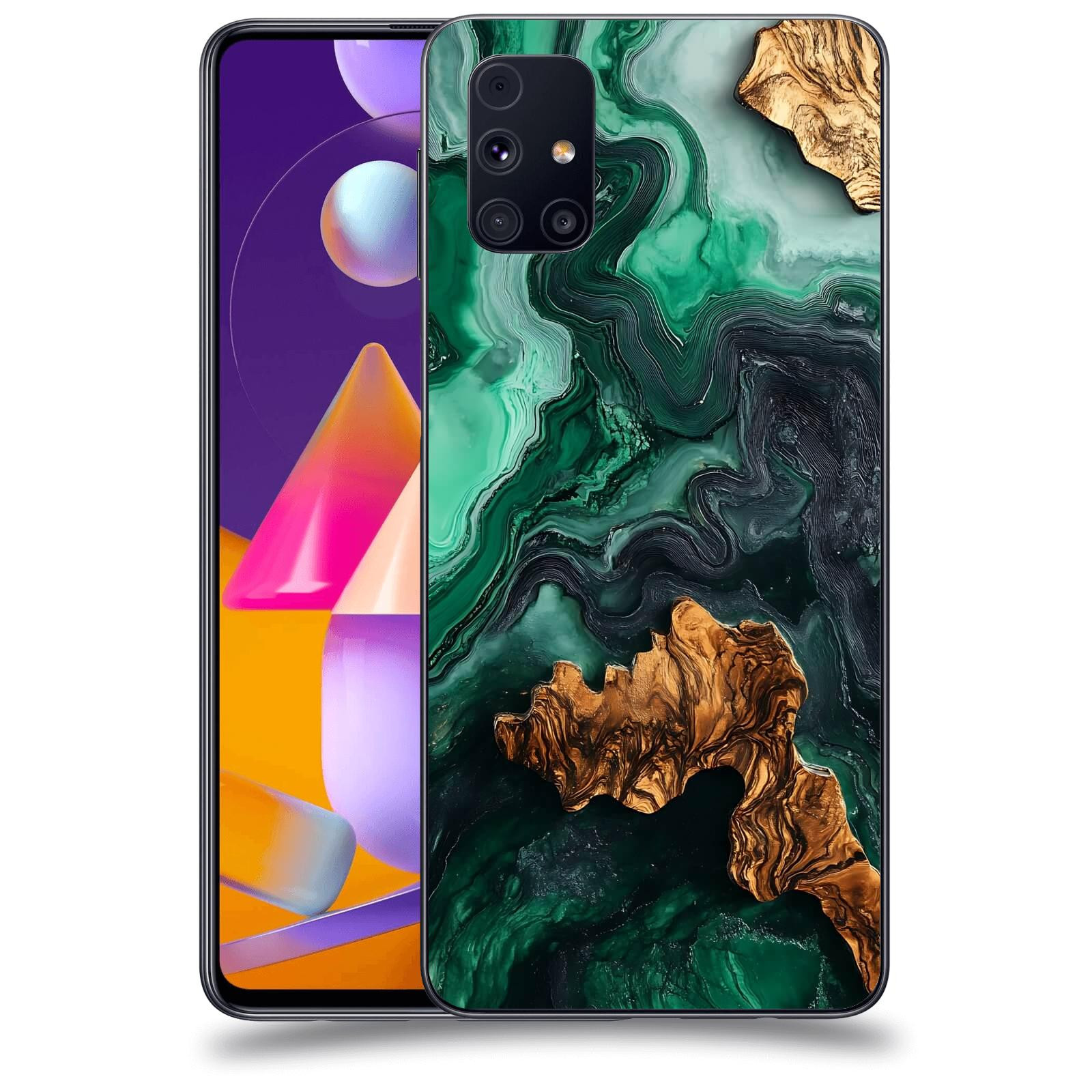 ACOVER Kryt na mobil Samsung Galaxy M31s - Forest Wood IV