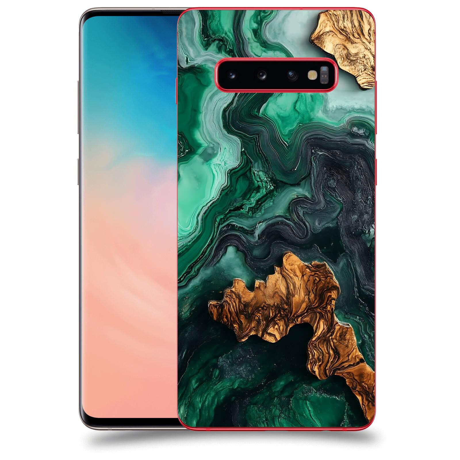 ACOVER Kryt na mobil Samsung Galaxy S10 Plus G975 - Forest Wood IV