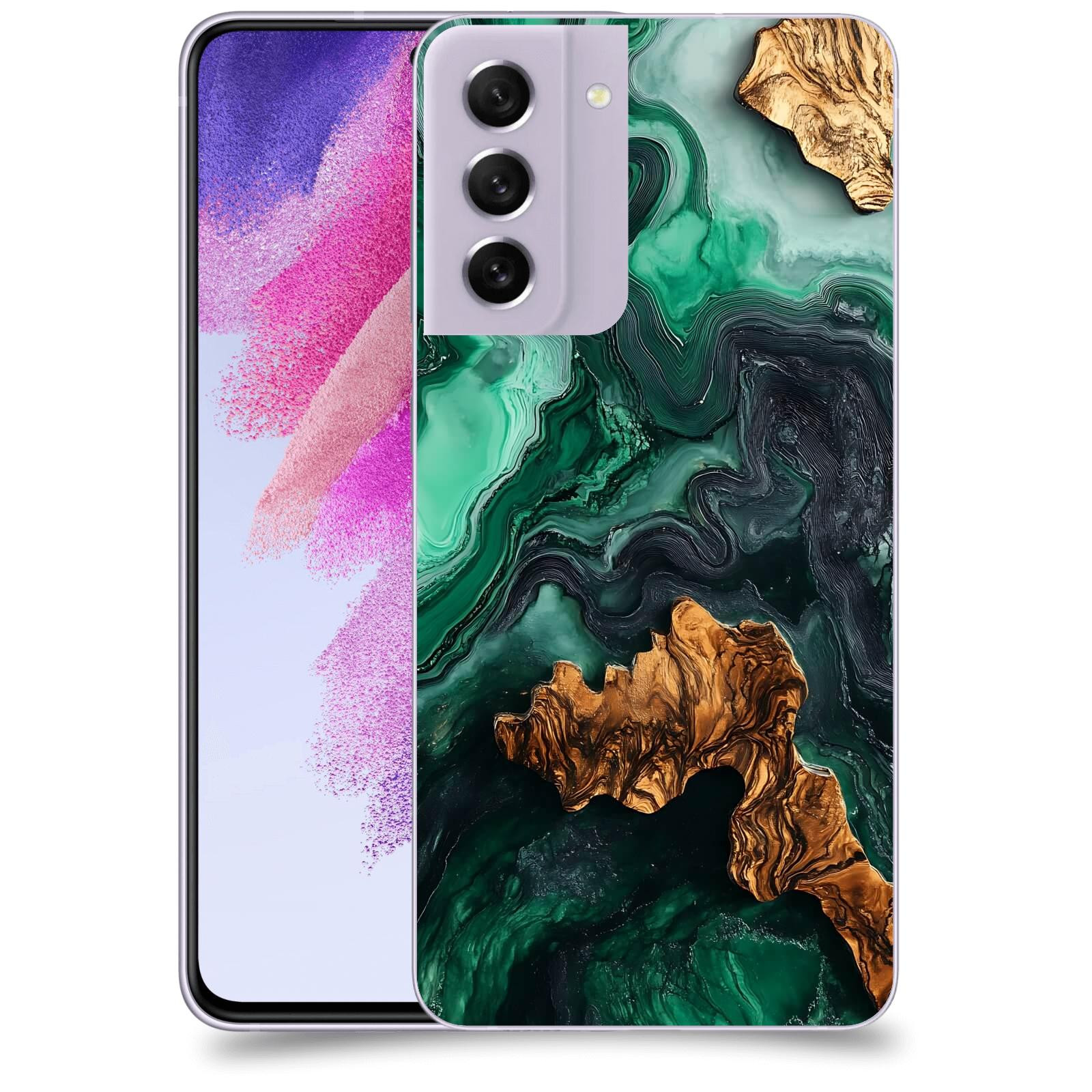 ACOVER Kryt na mobil Samsung Galaxy S21 FE 5G - Forest Wood IV