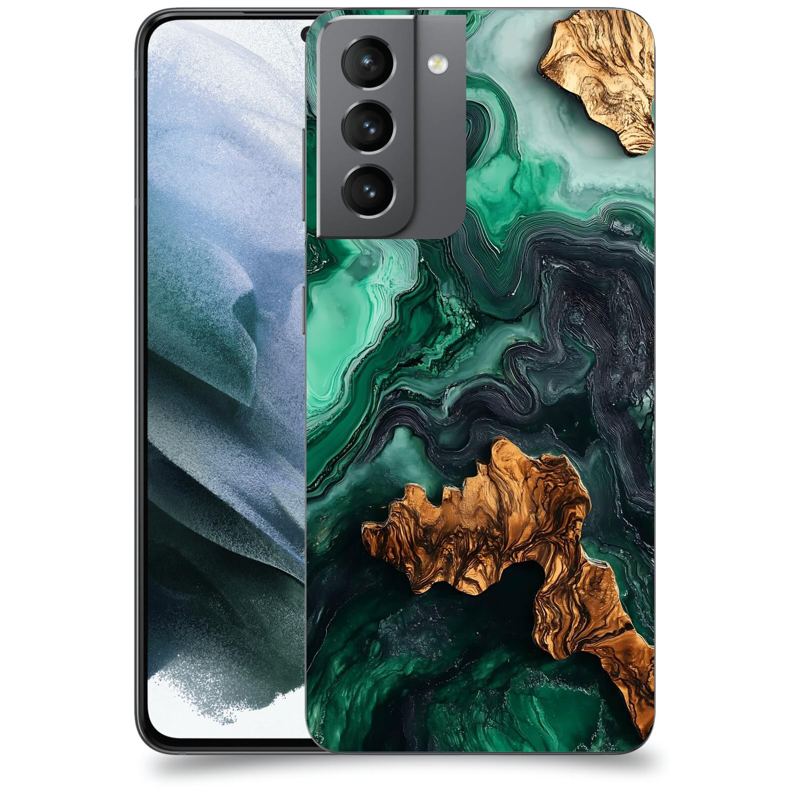 ACOVER Kryt na mobil Samsung Galaxy S21 G991B - Forest Wood IV