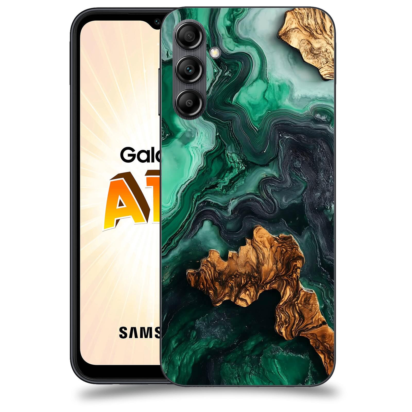 ACOVER Kryt na mobil Samsung Galaxy A14 LTE - Forest Wood IV