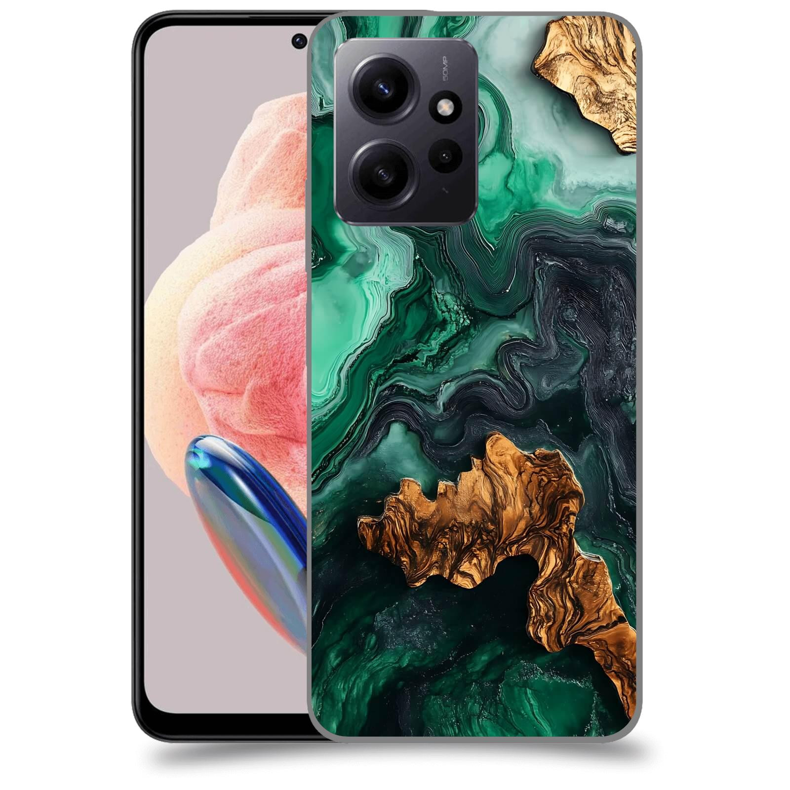 ACOVER Kryt na mobil Xiaomi Redmi Note 12 4G - Forest Wood IV