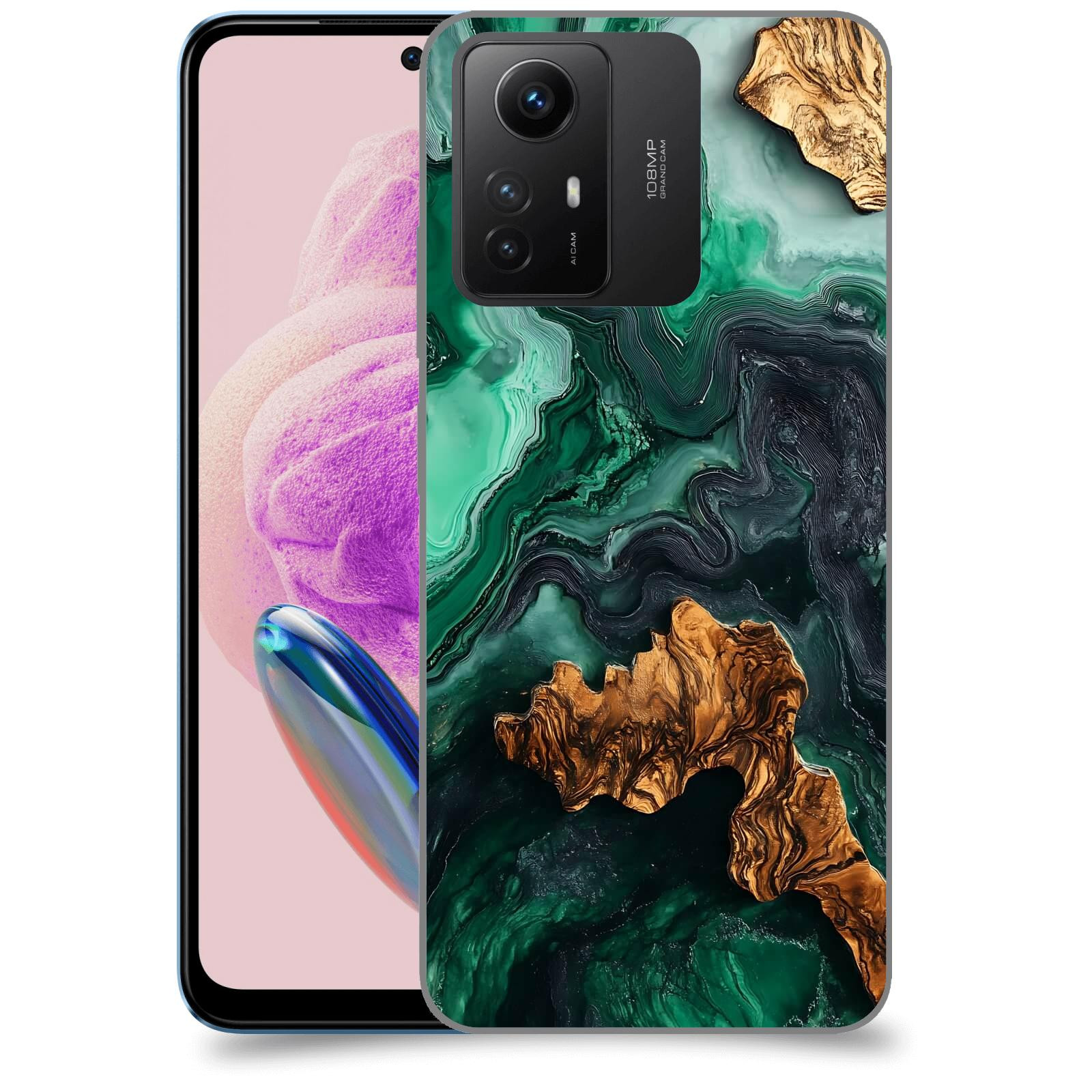 ACOVER Kryt na mobil Xiaomi Redmi Note 12S - Forest Wood IV