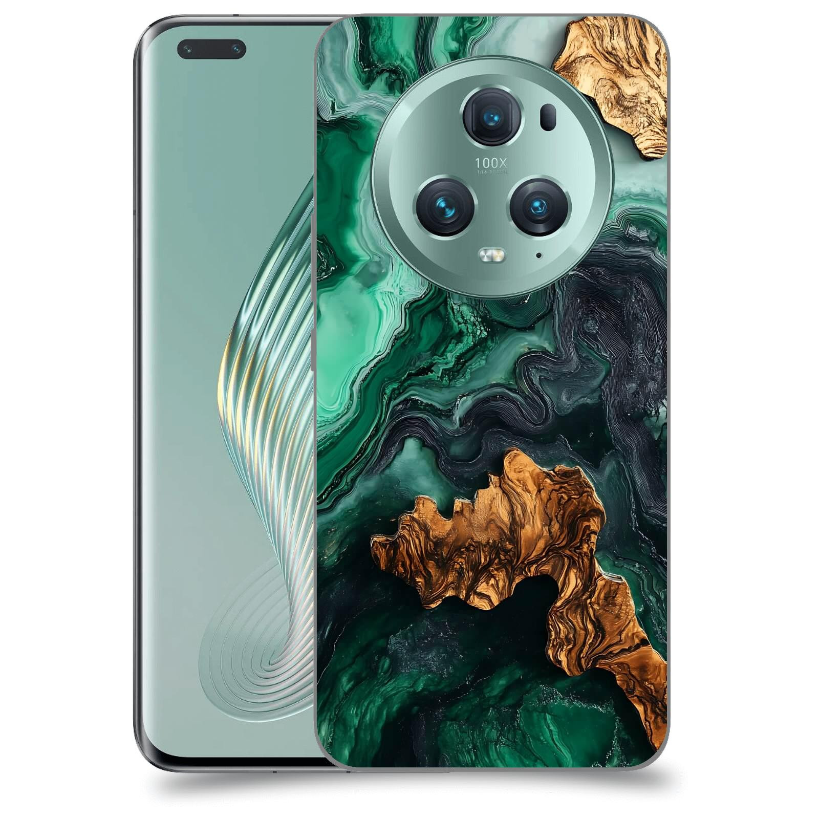 ACOVER Kryt na mobil Honor Magic5 Pro - Forest Wood IV