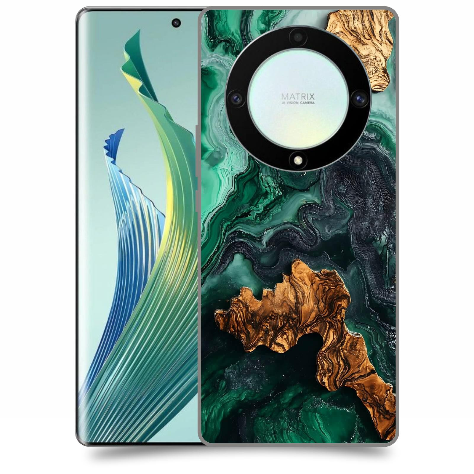 ACOVER Kryt na mobil Honor Magic 5 Lite 5G - Forest Wood IV