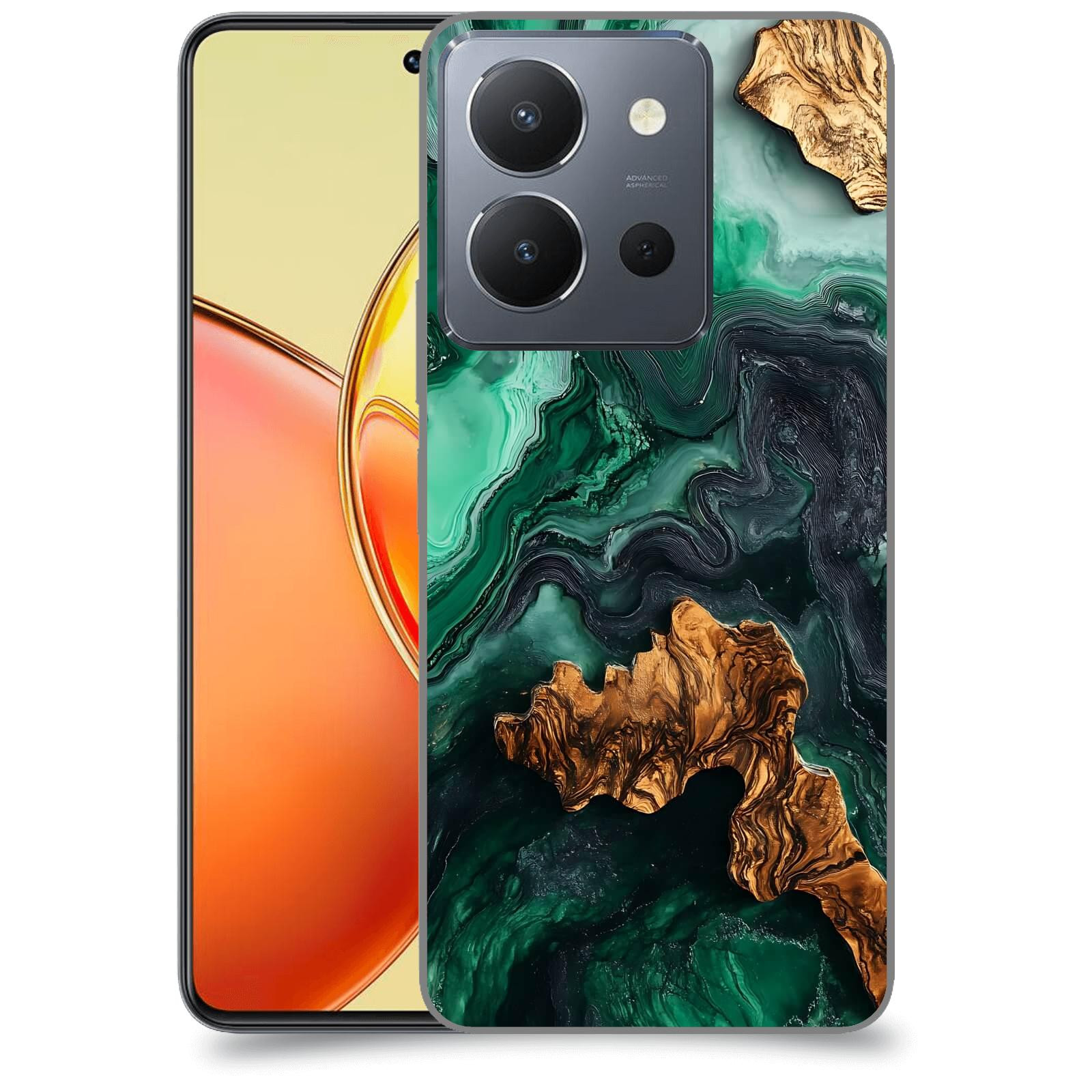 ACOVER Kryt na mobil Vivo Y36 - Forest Wood IV