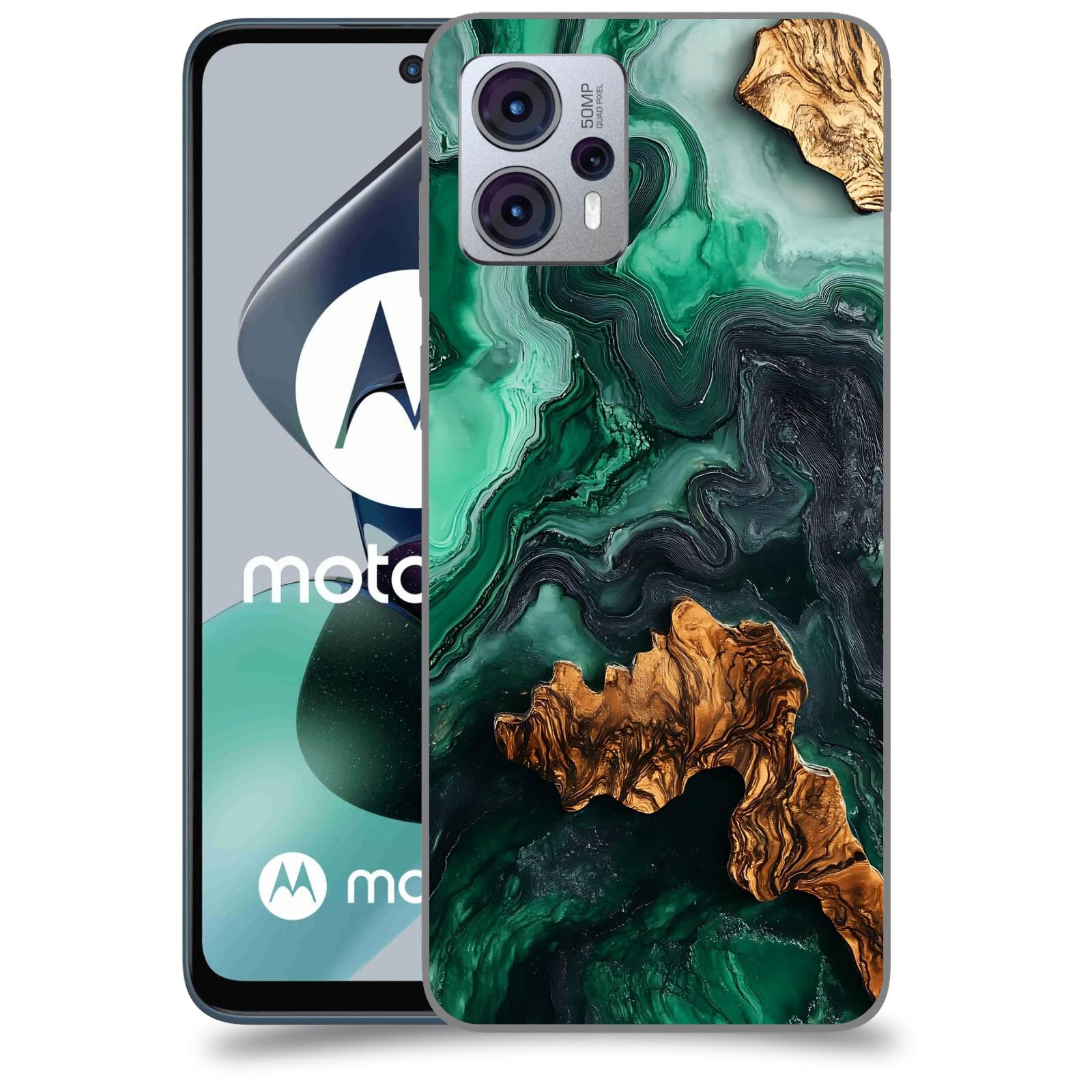 ACOVER Kryt na mobil Motorola Moto G23 - Forest Wood IV