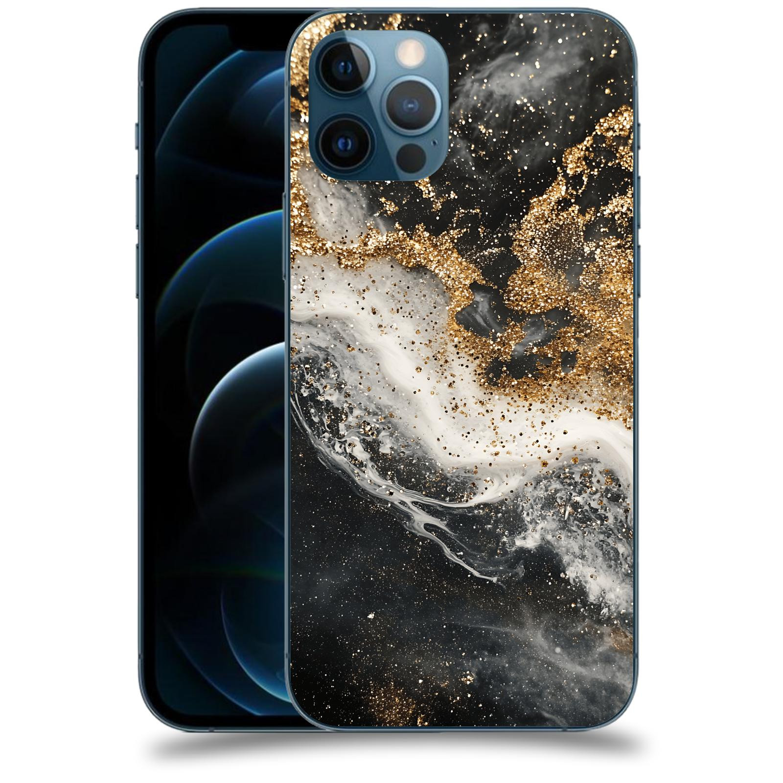 ACOVER Kryt na mobil Apple iPhone 12 Pro - Liquid Gold I