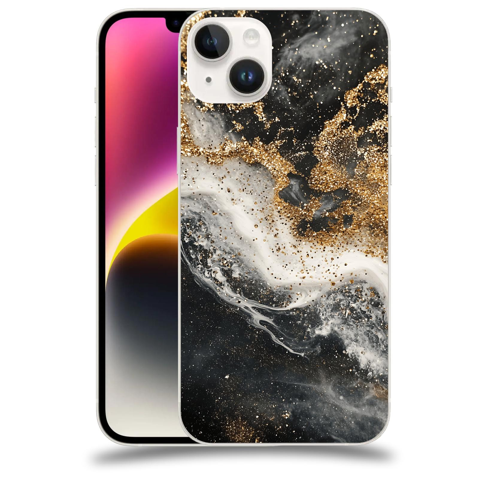 ACOVER Kryt na mobil Apple iPhone 14 Plus - Liquid Gold I