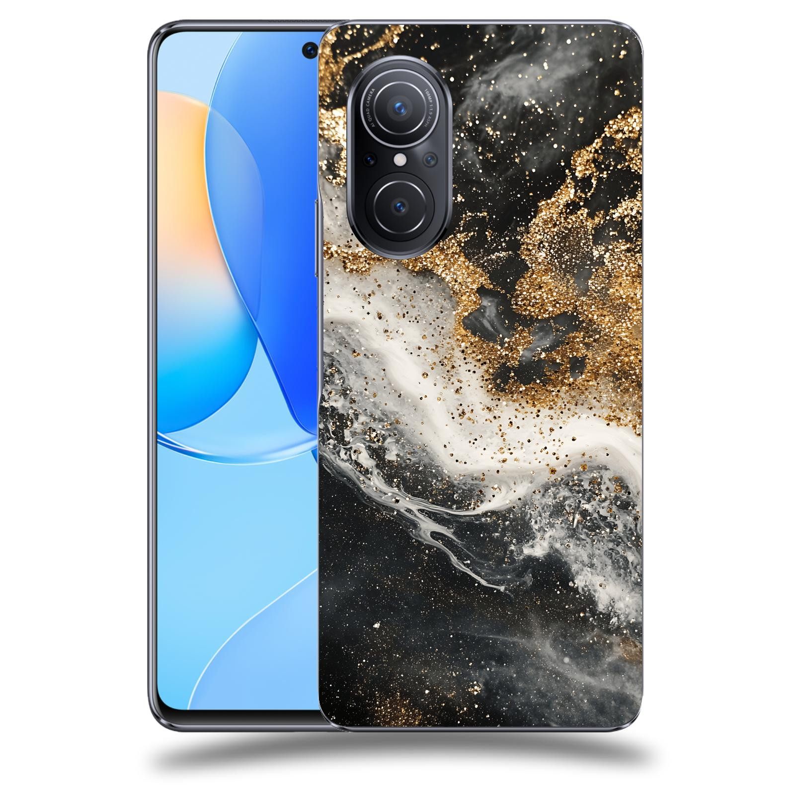 ACOVER Kryt na mobil Huawei Nova 9 SE - Liquid Gold I