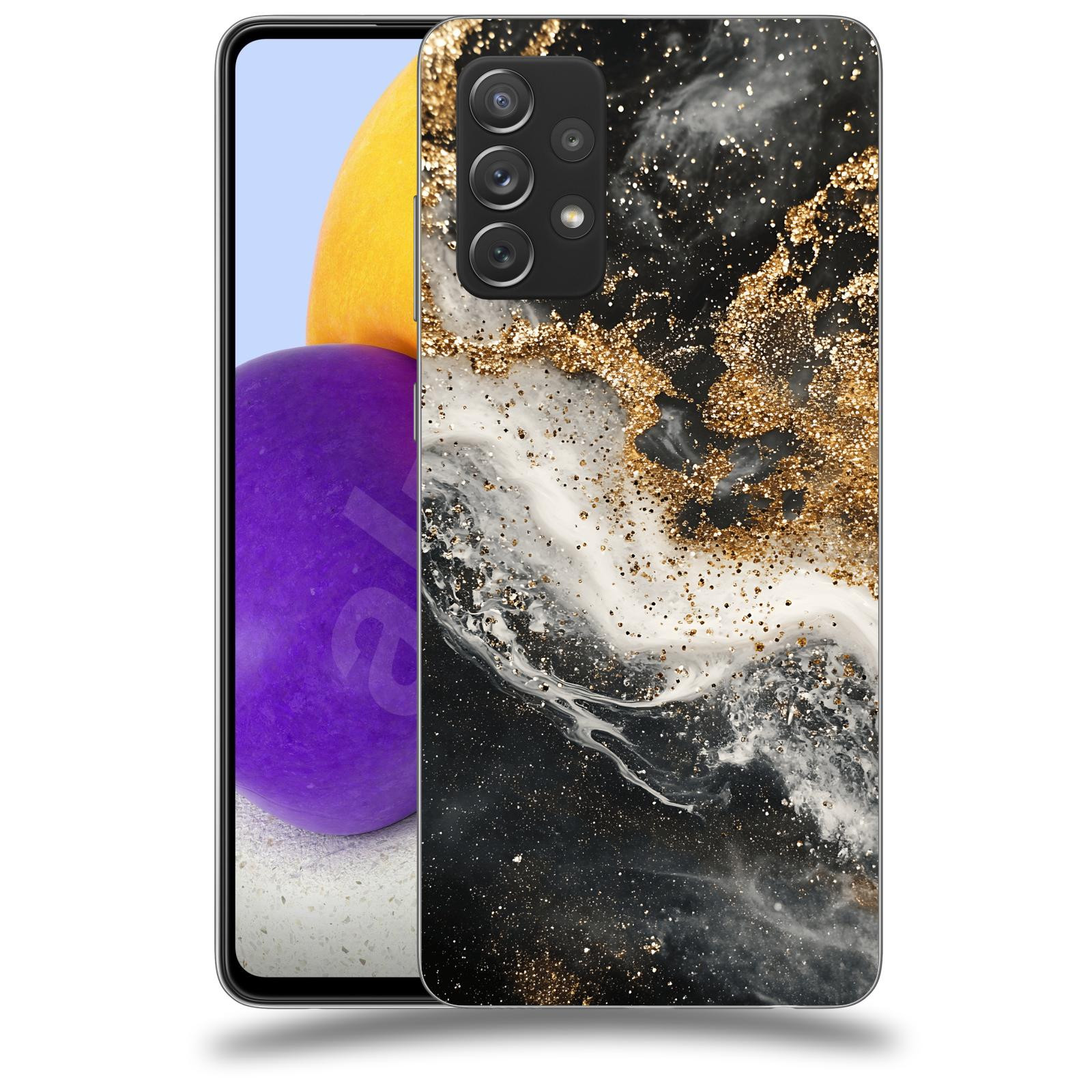 ACOVER Kryt na mobil Samsung Galaxy A73 5G - Liquid Gold I