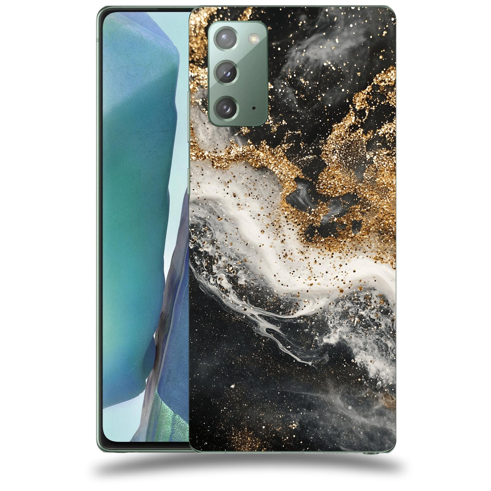 ACOVER Kryt na mobil Samsung Galaxy Note 20 - Liquid Gold I