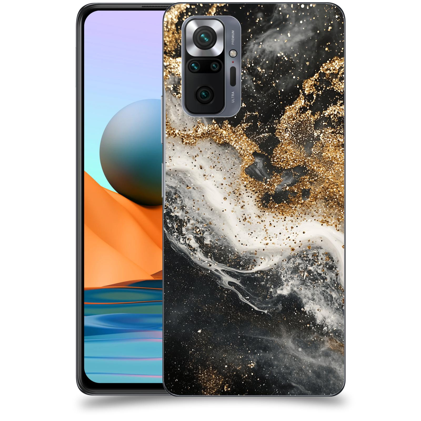 ACOVER Kryt na mobil Xiaomi Redmi Note 10 Pro - Liquid Gold I