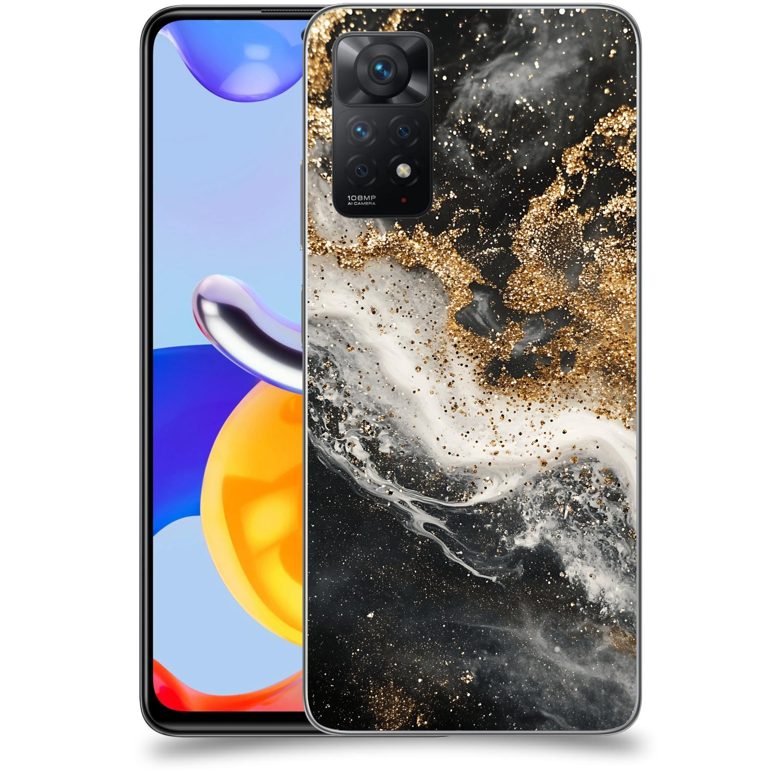 ACOVER Kryt na mobil Xiaomi Redmi Note 11 Pro - Liquid Gold I