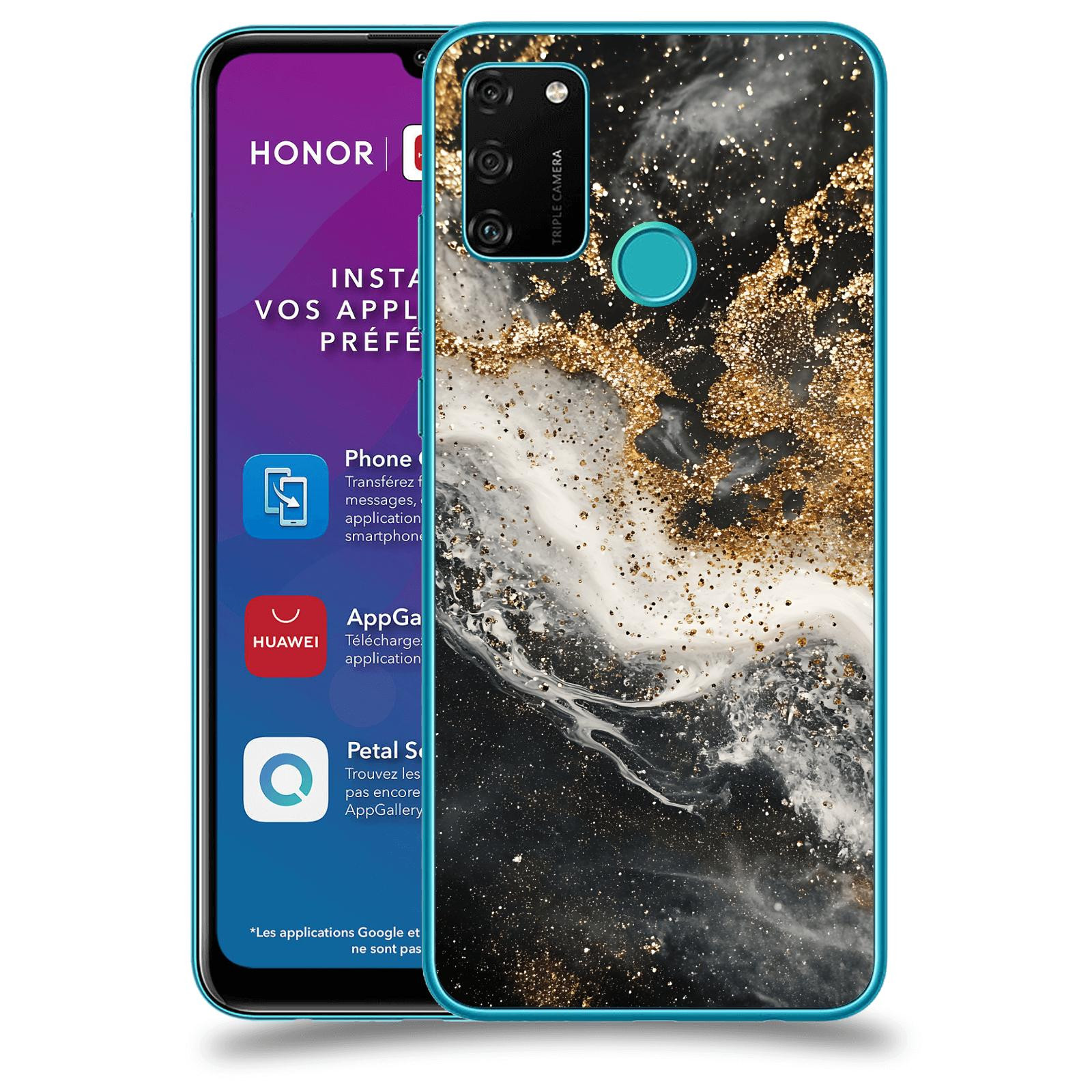 ACOVER Kryt na mobil Honor 9A - Liquid Gold I