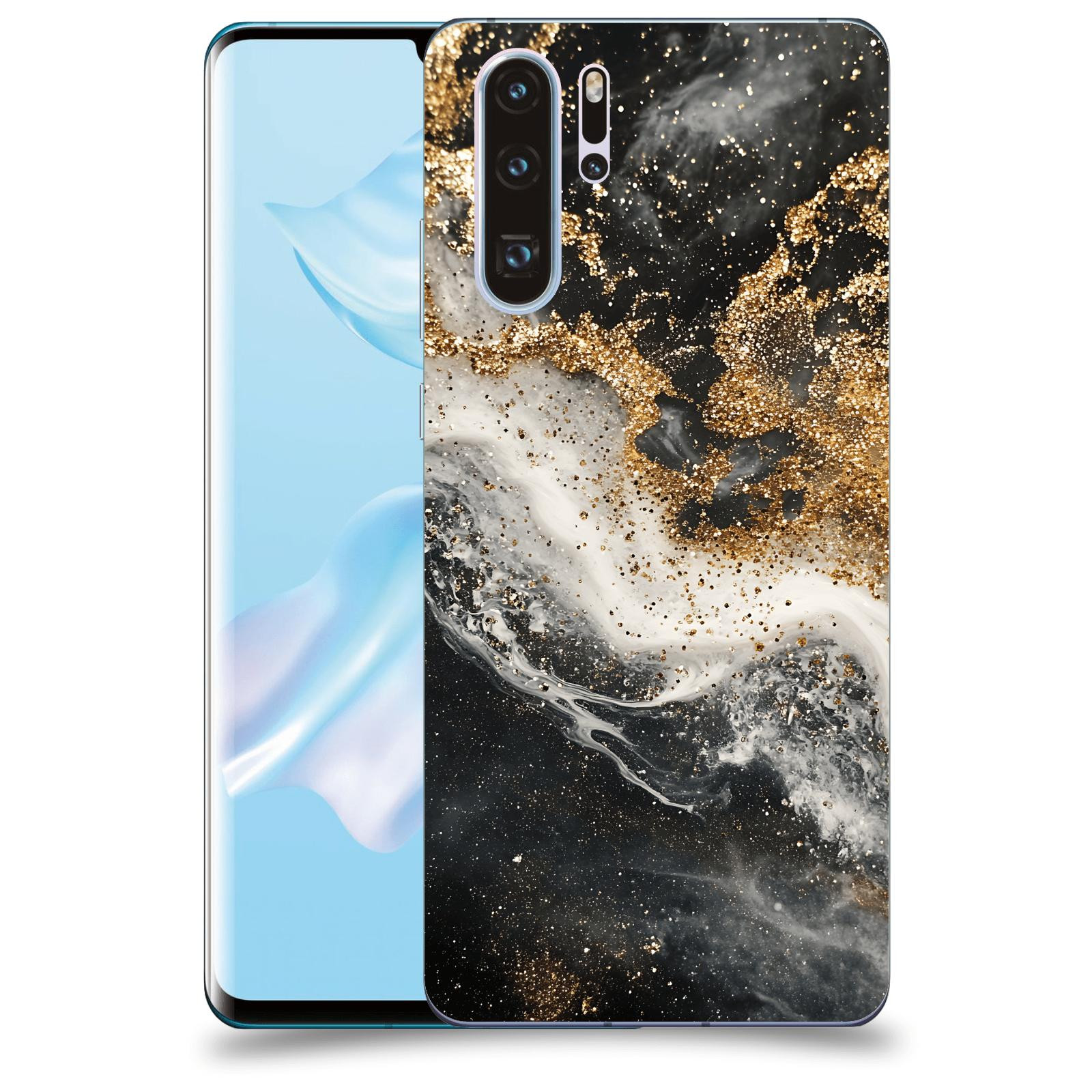 ACOVER Kryt na mobil Huawei P30 - Liquid Gold I