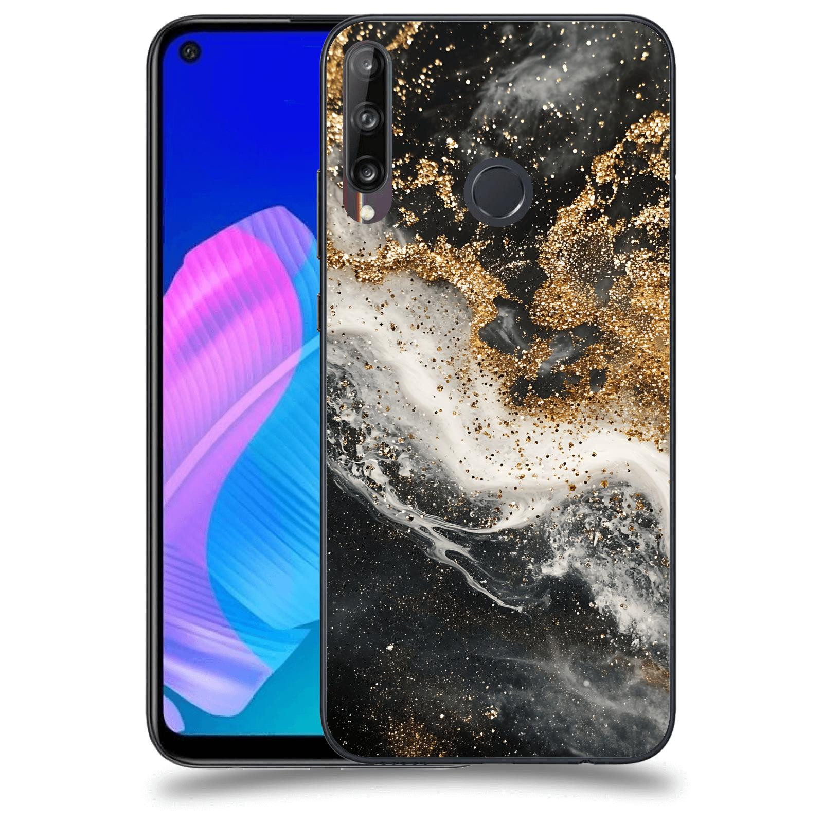 ACOVER Kryt na mobil Huawei P40 Lite E - Liquid Gold I