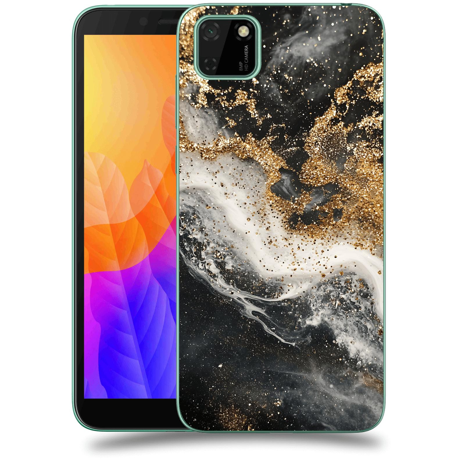 ACOVER Kryt na mobil Huawei Y5P - Liquid Gold I