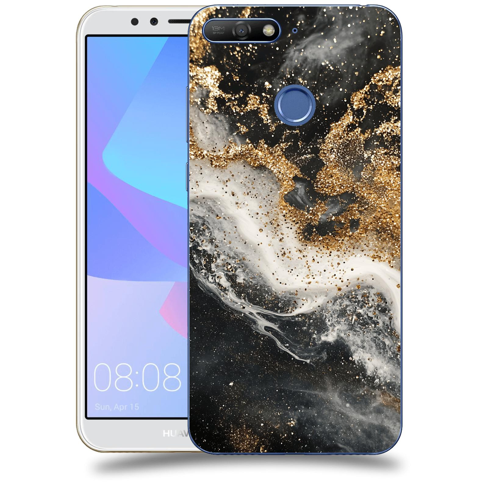 ACOVER Kryt na mobil Huawei Y6 Prime 2018 - Liquid Gold I