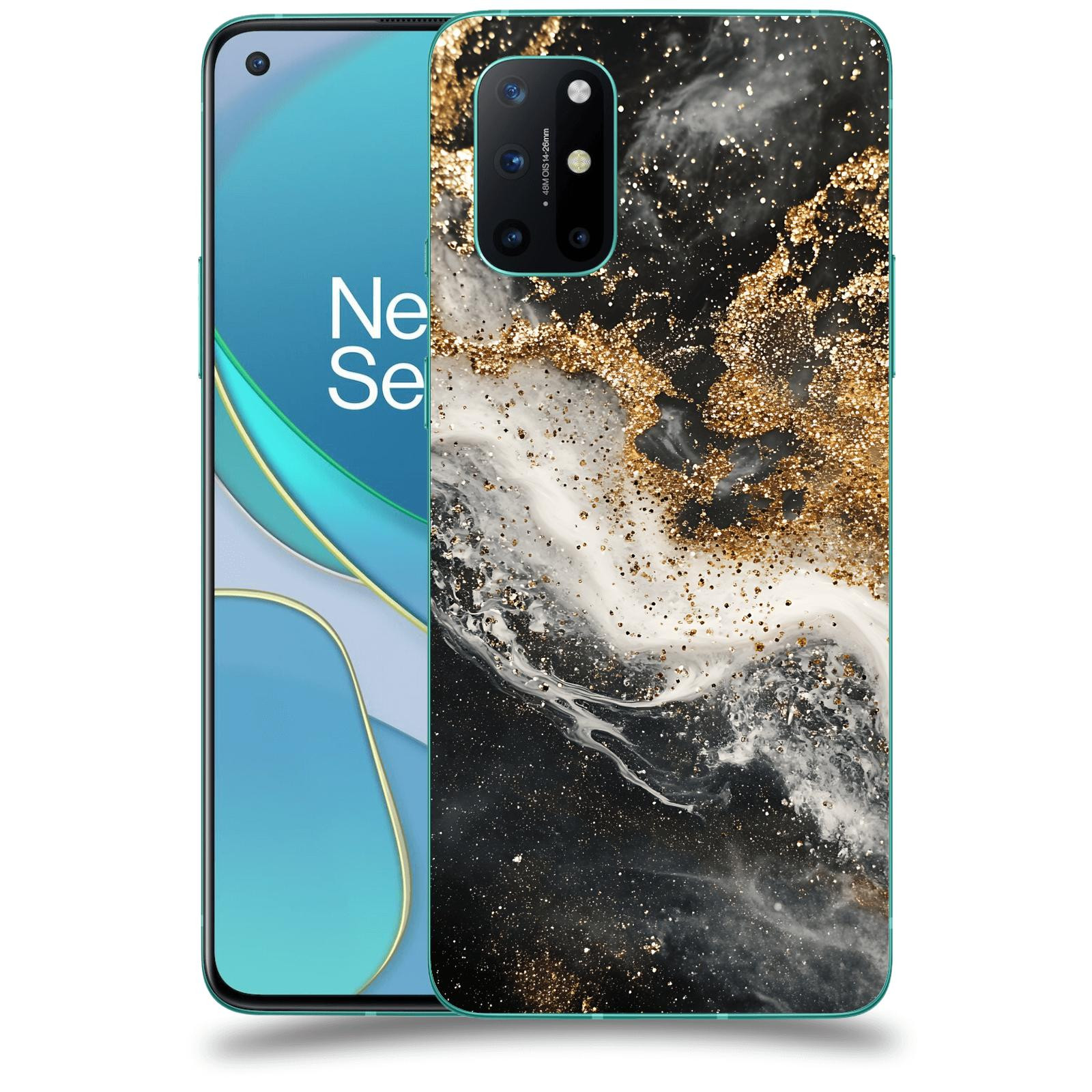 ACOVER Kryt na mobil OnePlus 8T - Liquid Gold I
