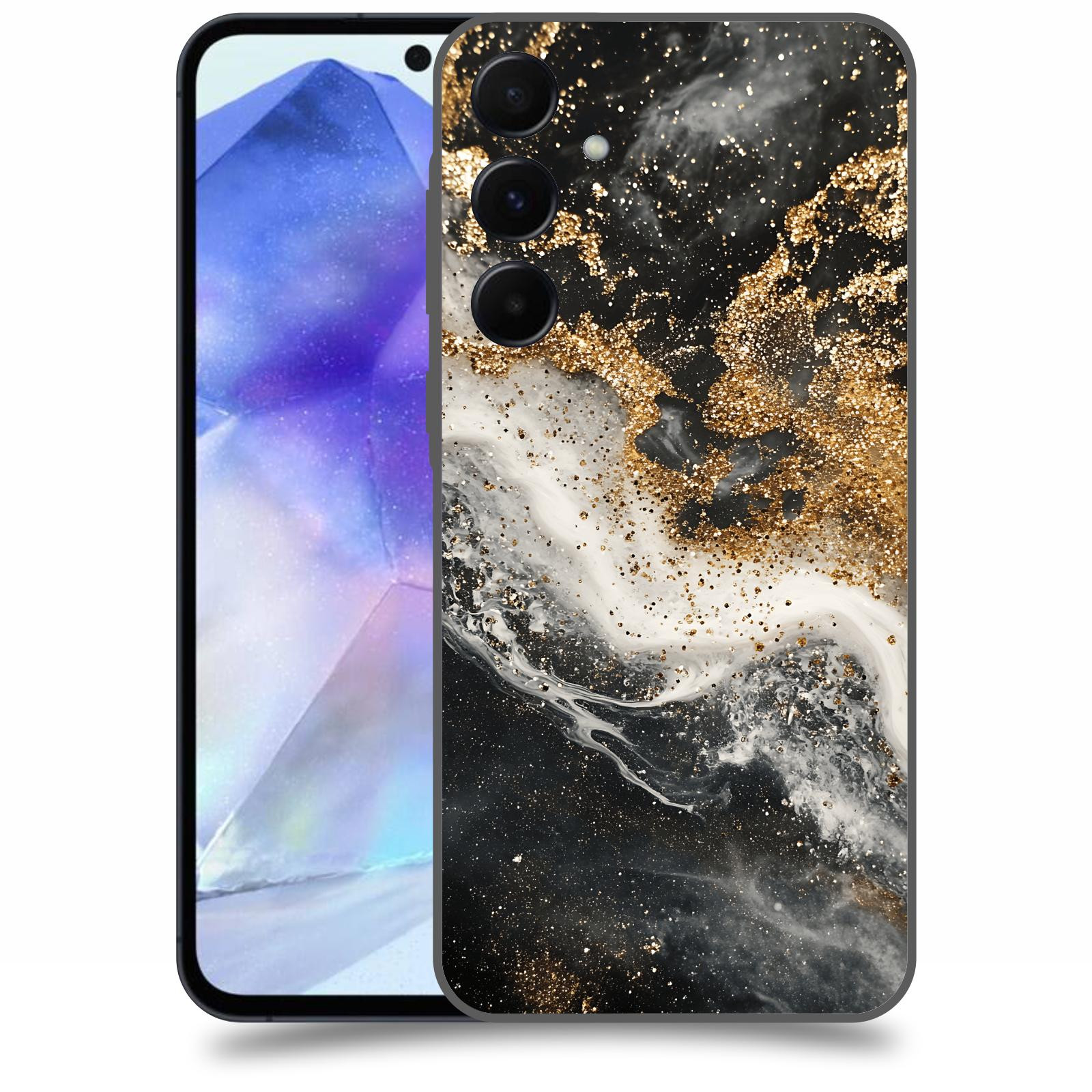 ACOVER Kryt na mobil Samsung Galaxy A55 5G - Liquid Gold I