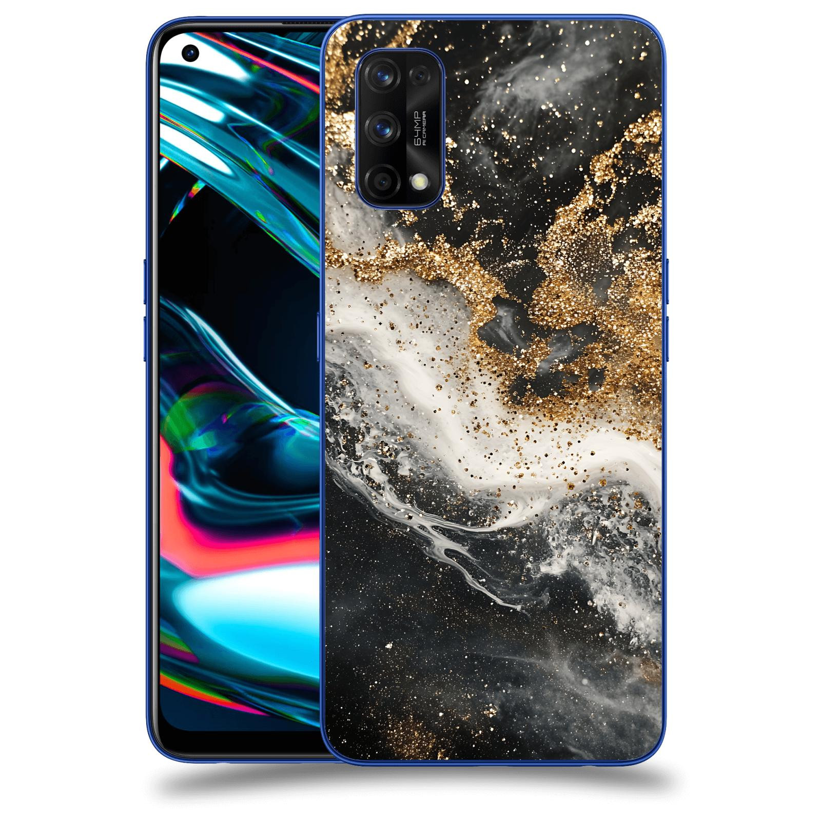 ACOVER Kryt na mobil Realme 7 Pro - Liquid Gold I