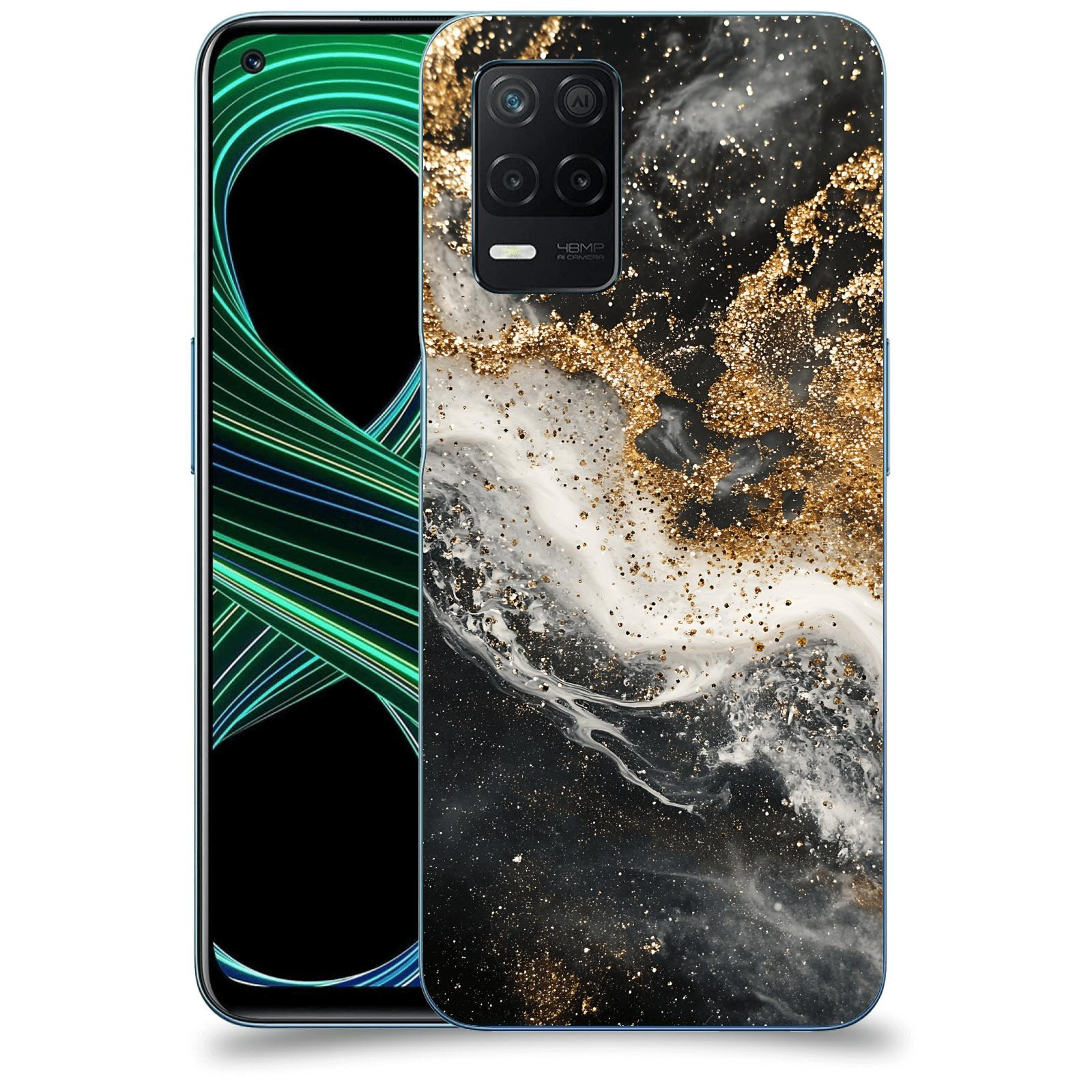 ACOVER Kryt na mobil Realme 8 5G - Liquid Gold I