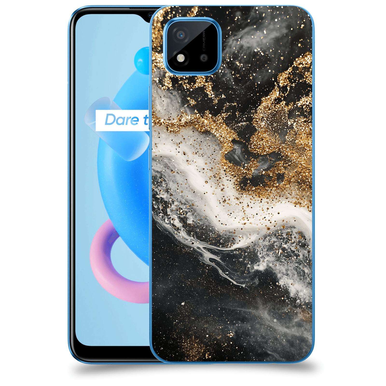 ACOVER Kryt na mobil Realme C11 (2021) - Liquid Gold I
