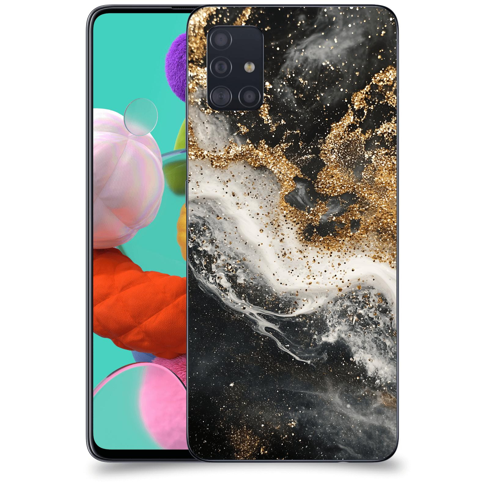 ACOVER Kryt na mobil Samsung Galaxy A51 A515F - Liquid Gold I