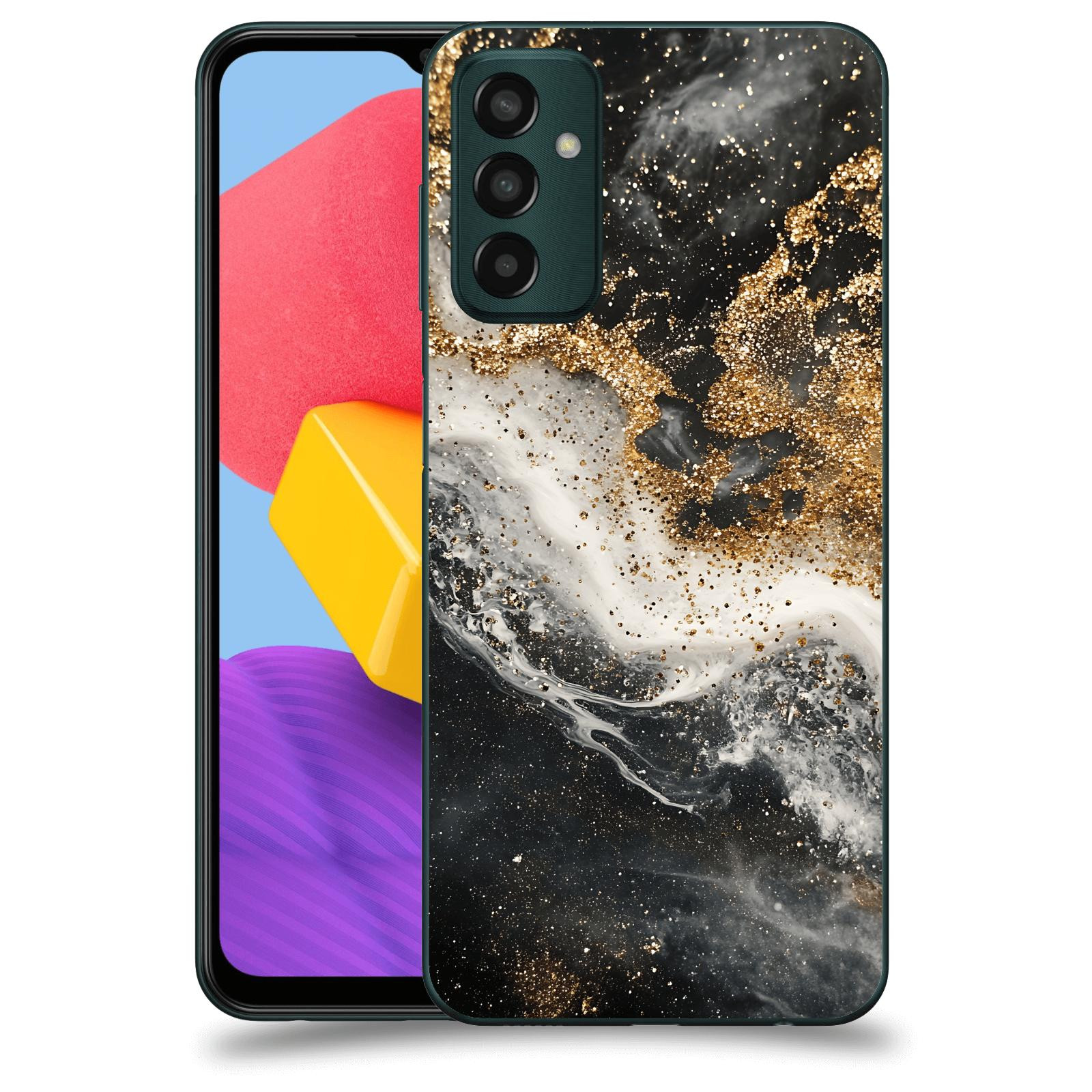 ACOVER Kryt na mobil Samsung Galaxy M13 M135F - Liquid Gold I