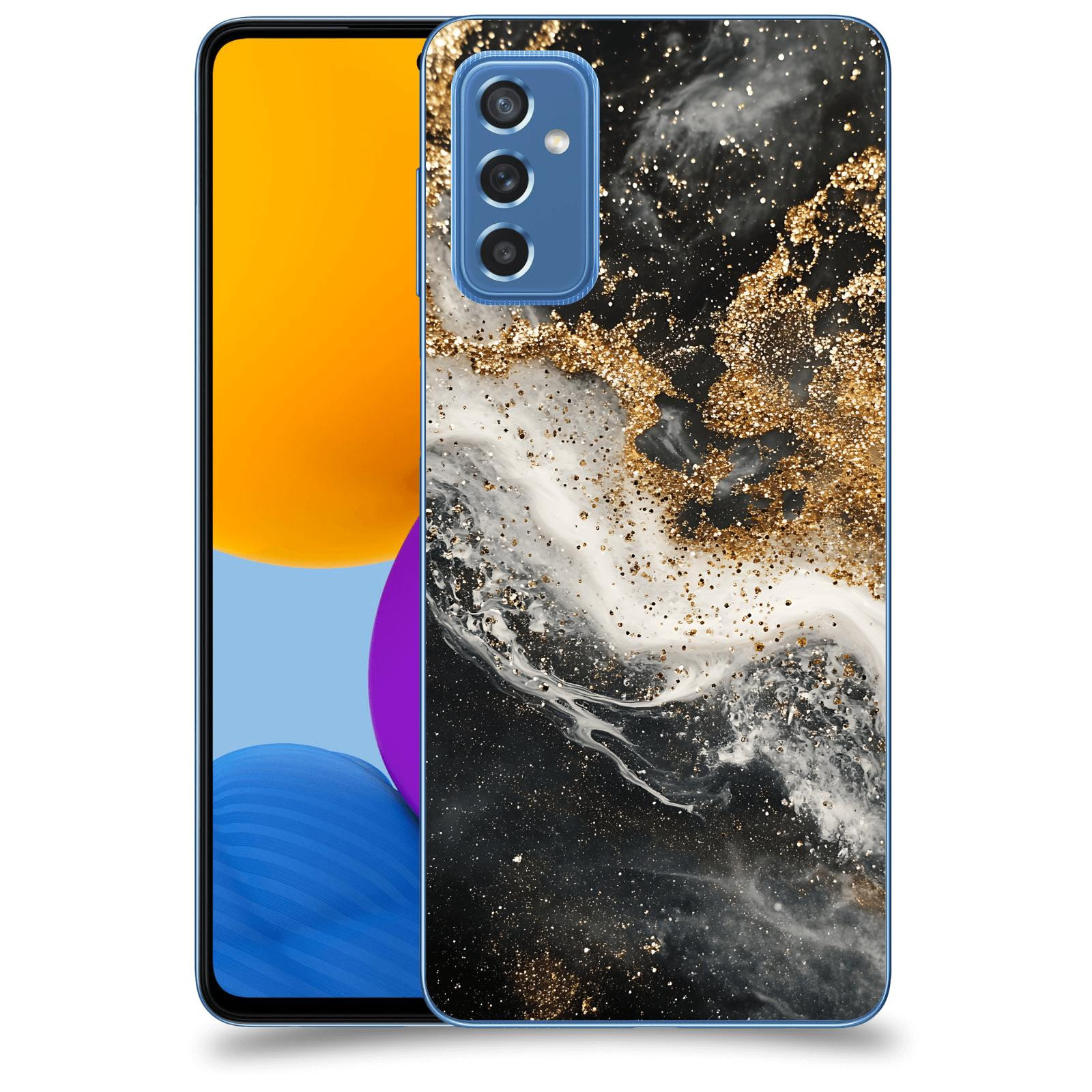ACOVER Kryt na mobil Samsung Galaxy M52 5G - Liquid Gold I