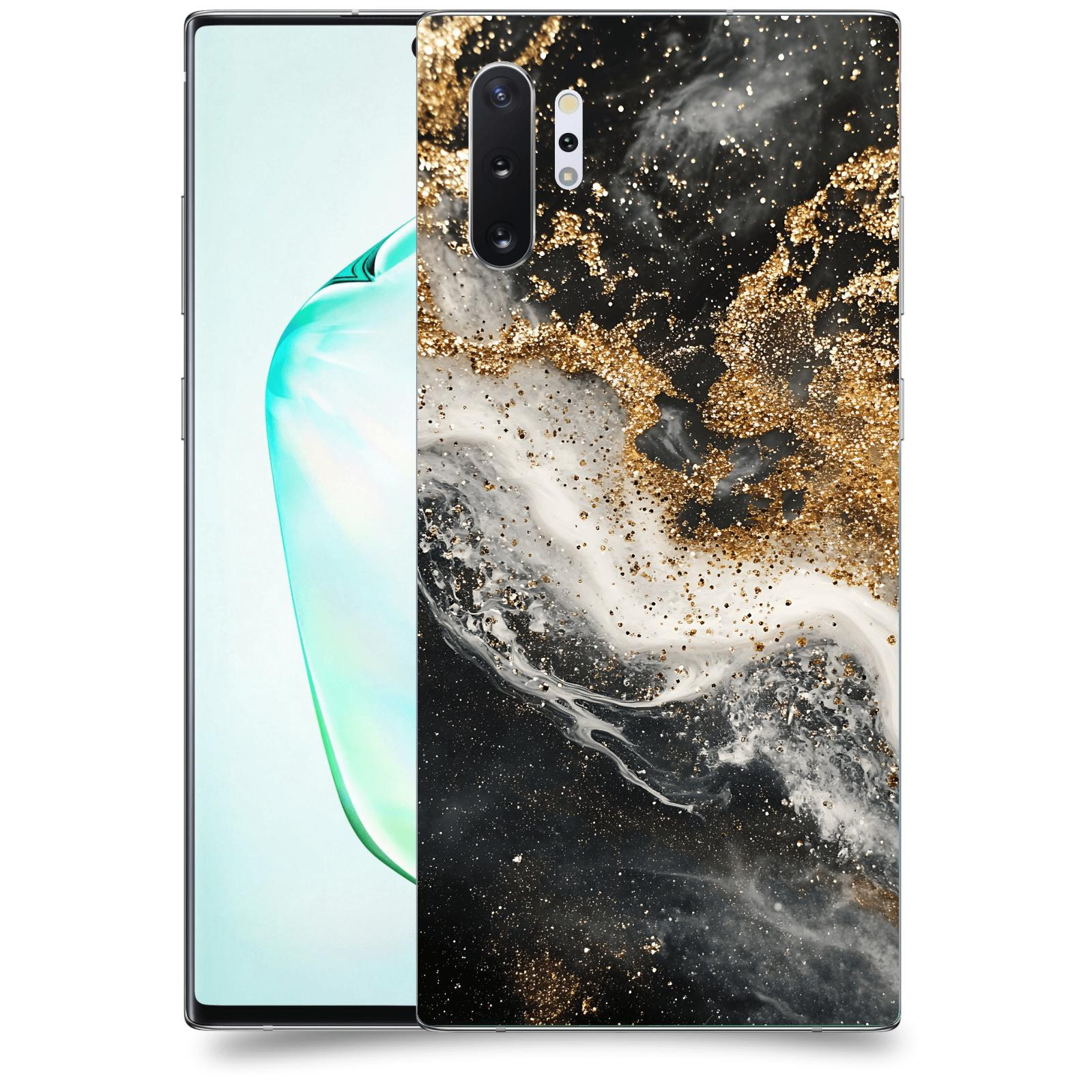 ACOVER Kryt na mobil Samsung Galaxy Note 10+ N975F - Liquid Gold I