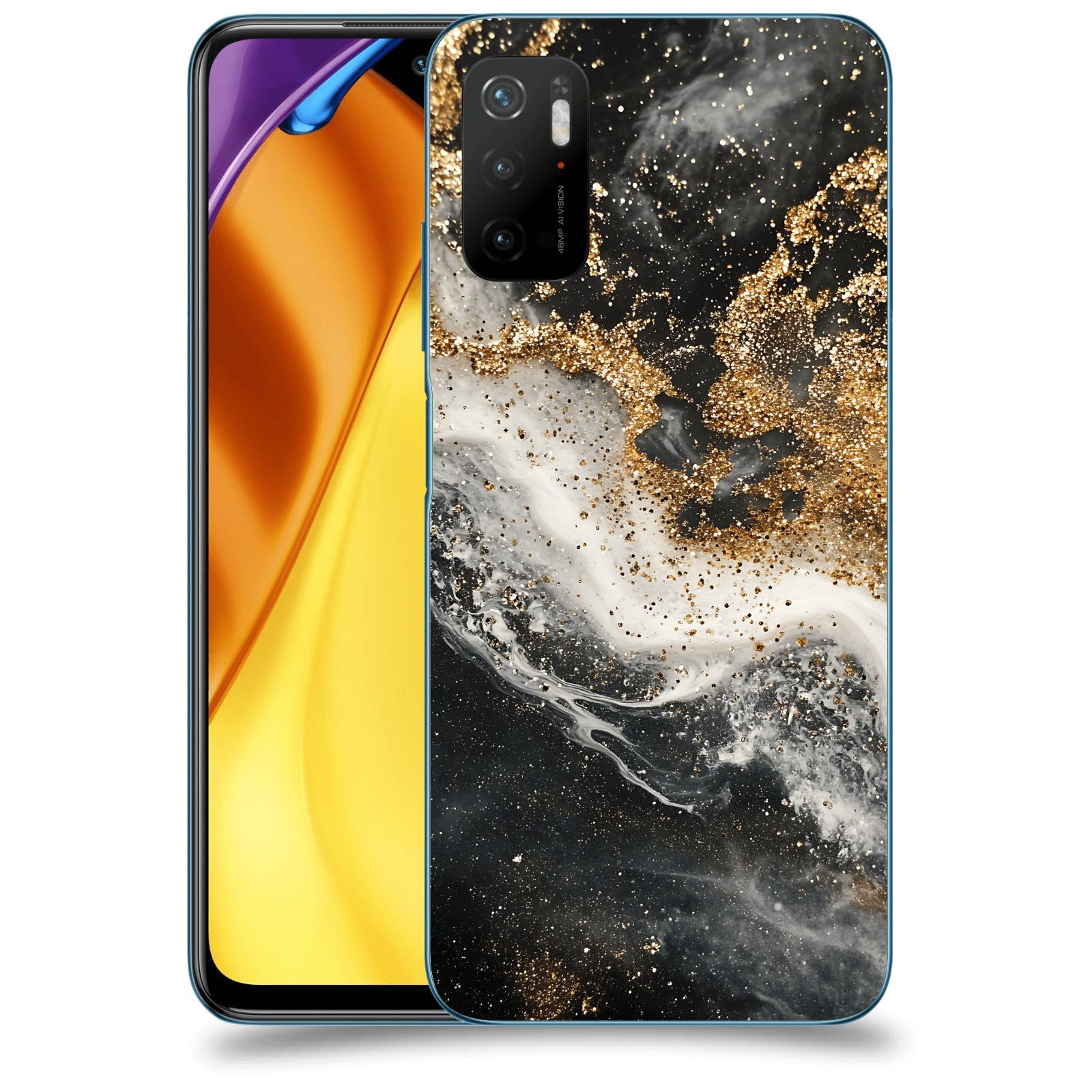 ACOVER Kryt na mobil Xiaomi Poco M3 Pro 5G - Liquid Gold I