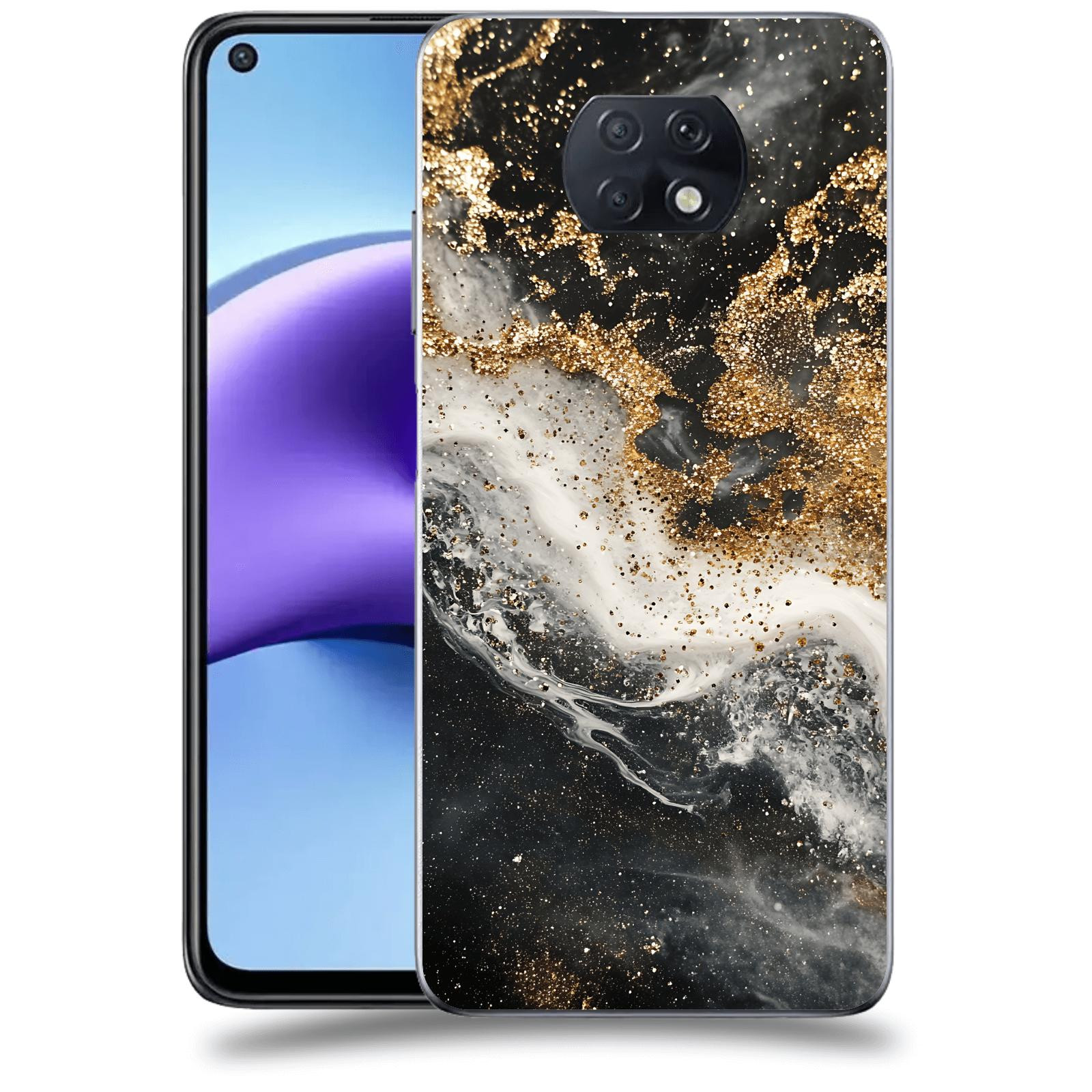 ACOVER Kryt na mobil Xiaomi Redmi Note 9T - Liquid Gold I