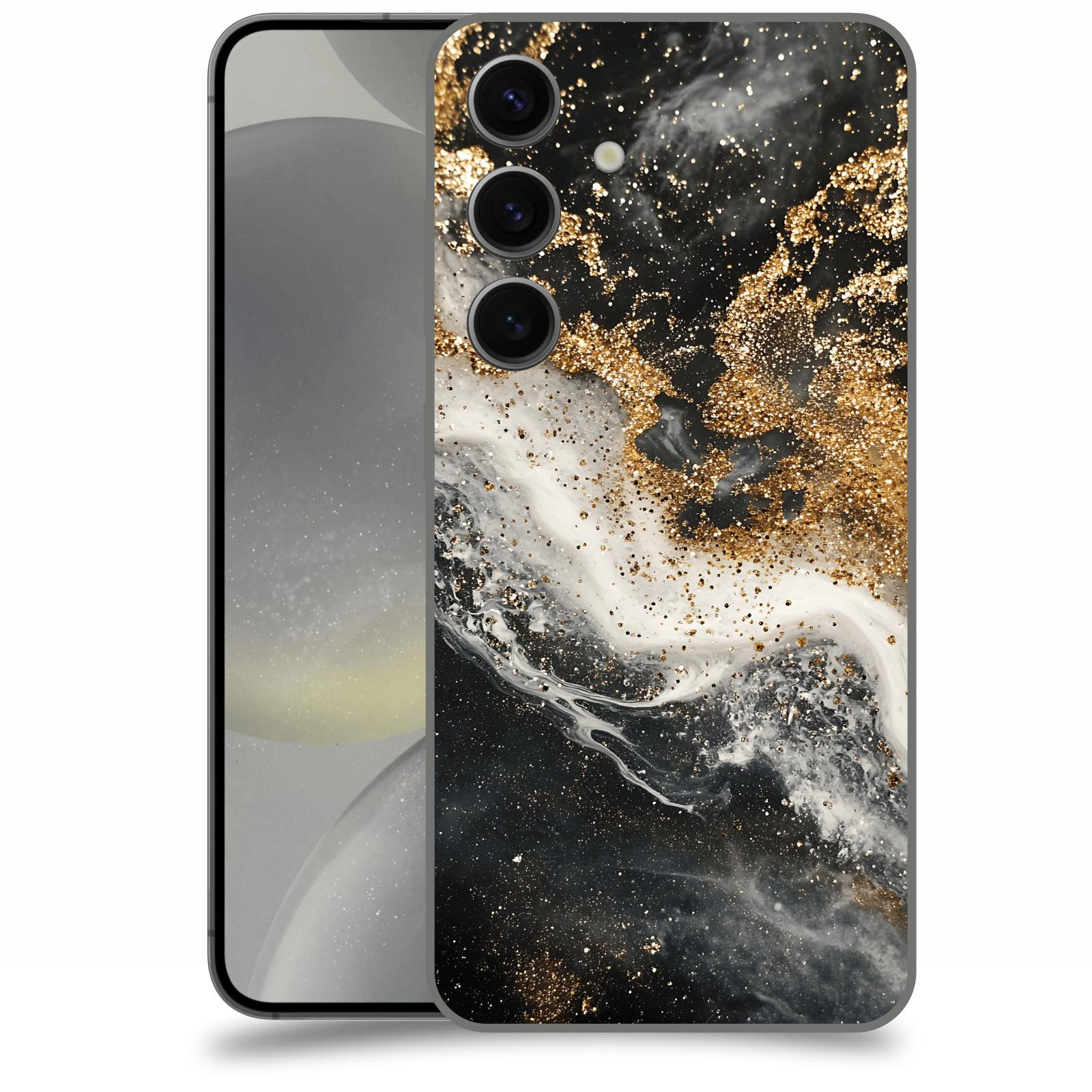 ACOVER Kryt na mobil Samsung Galaxy S24 - Liquid Gold I