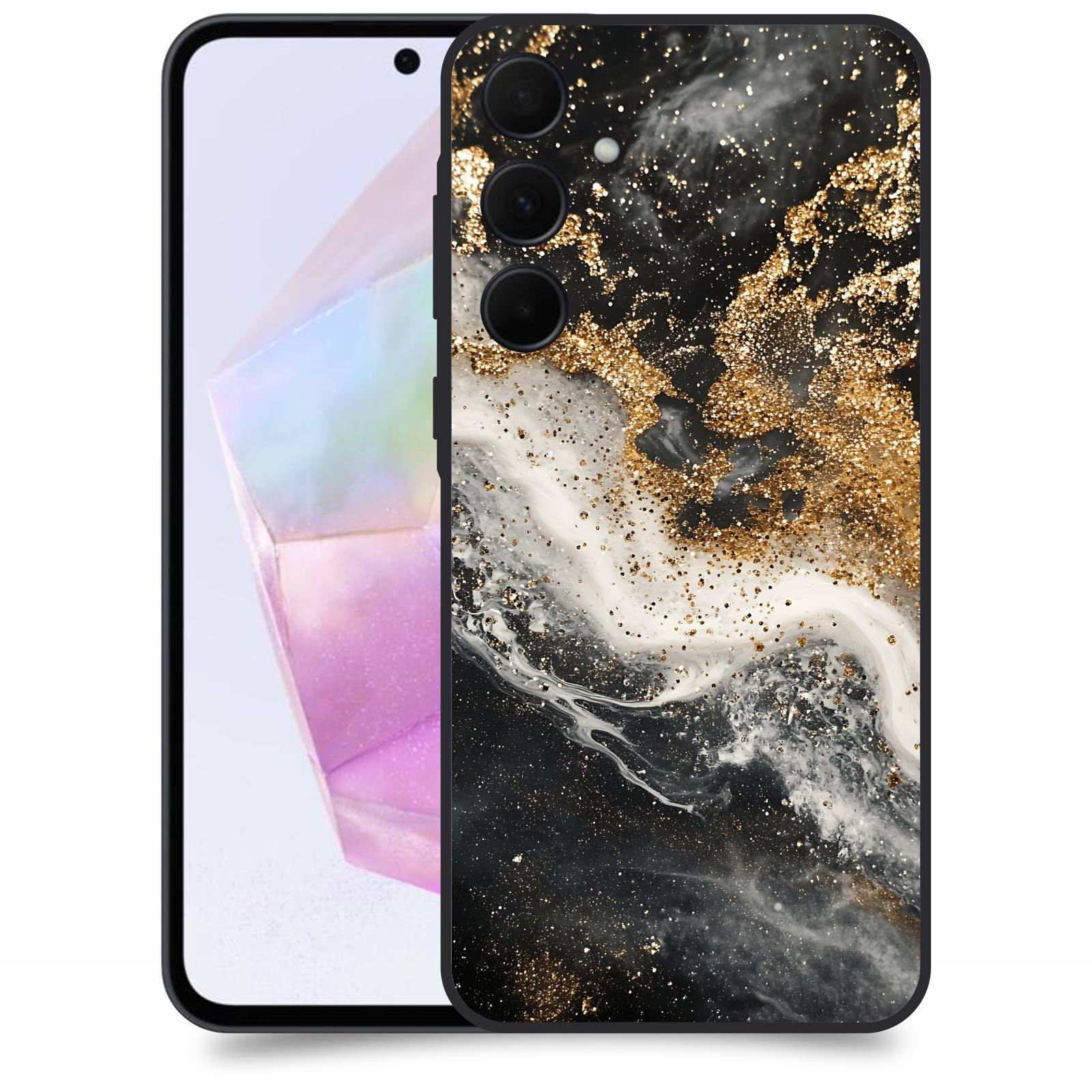 ACOVER Kryt na mobil Samsung Galaxy A35 5G - Liquid Gold I