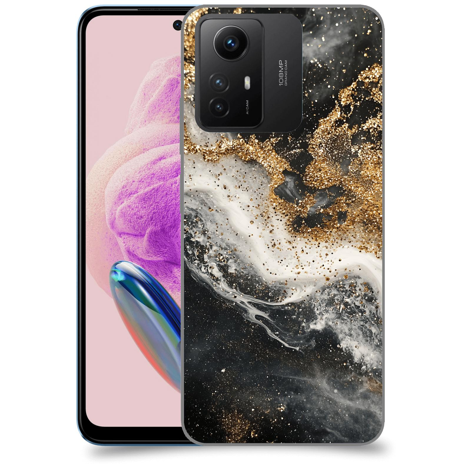 ACOVER Kryt na mobil Xiaomi Redmi Note 12S - Liquid Gold I