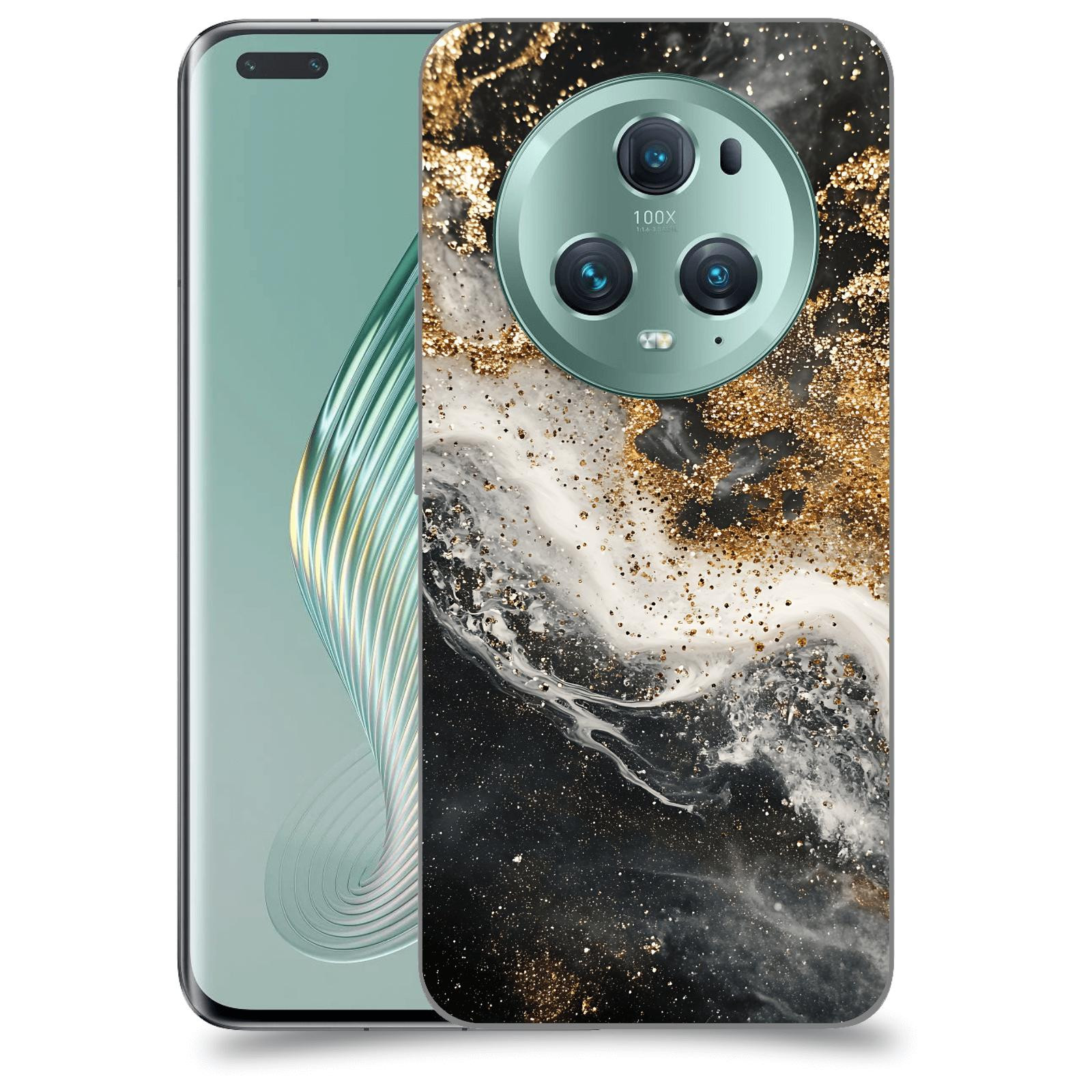 ACOVER Kryt na mobil Honor Magic5 Pro - Liquid Gold I