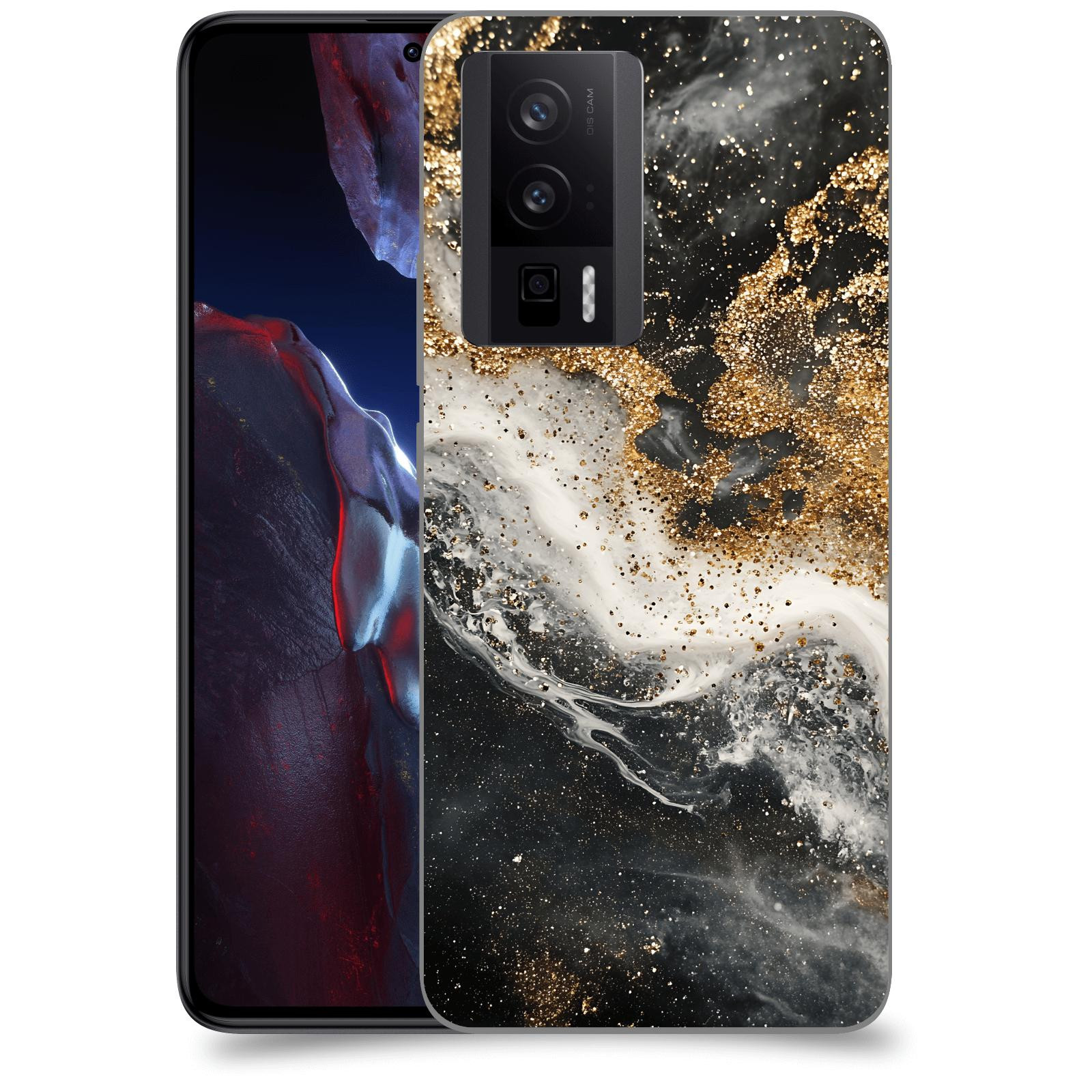 ACOVER Kryt na mobil Xiaomi Poco F5 Pro 5G - Liquid Gold I