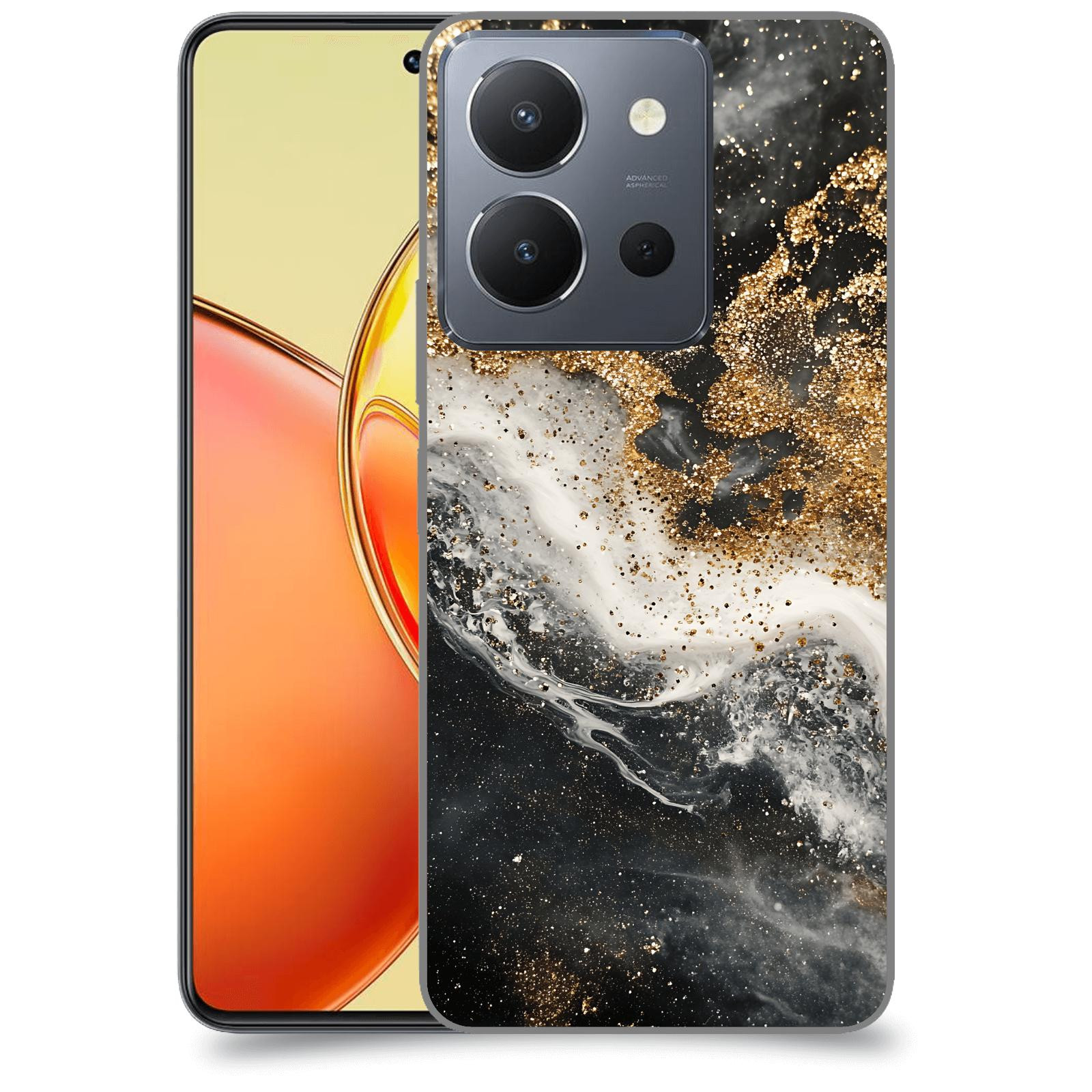 ACOVER Kryt na mobil Vivo Y36 - Liquid Gold I