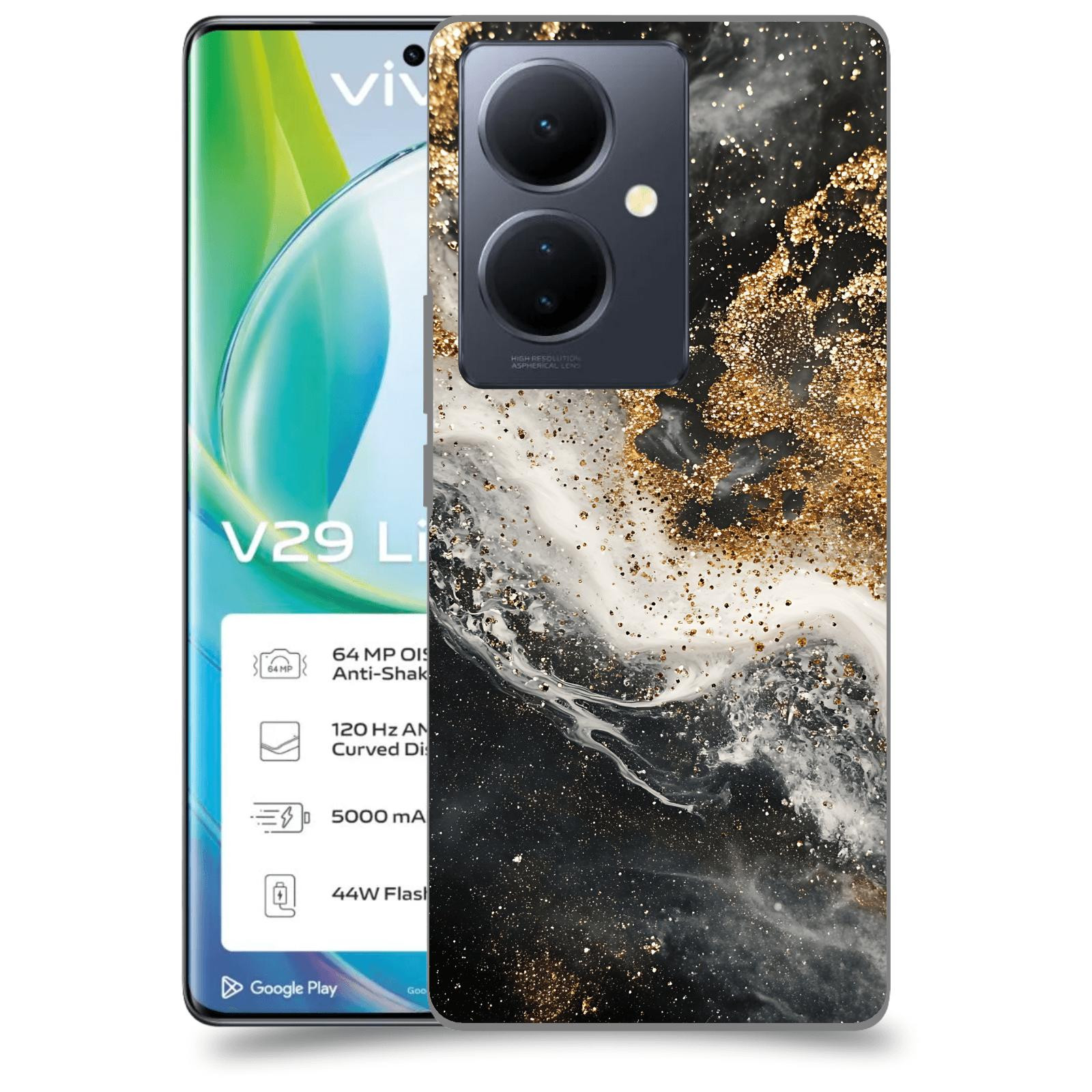 ACOVER Kryt na mobil VIVO V29 Lite 5G - Liquid Gold I