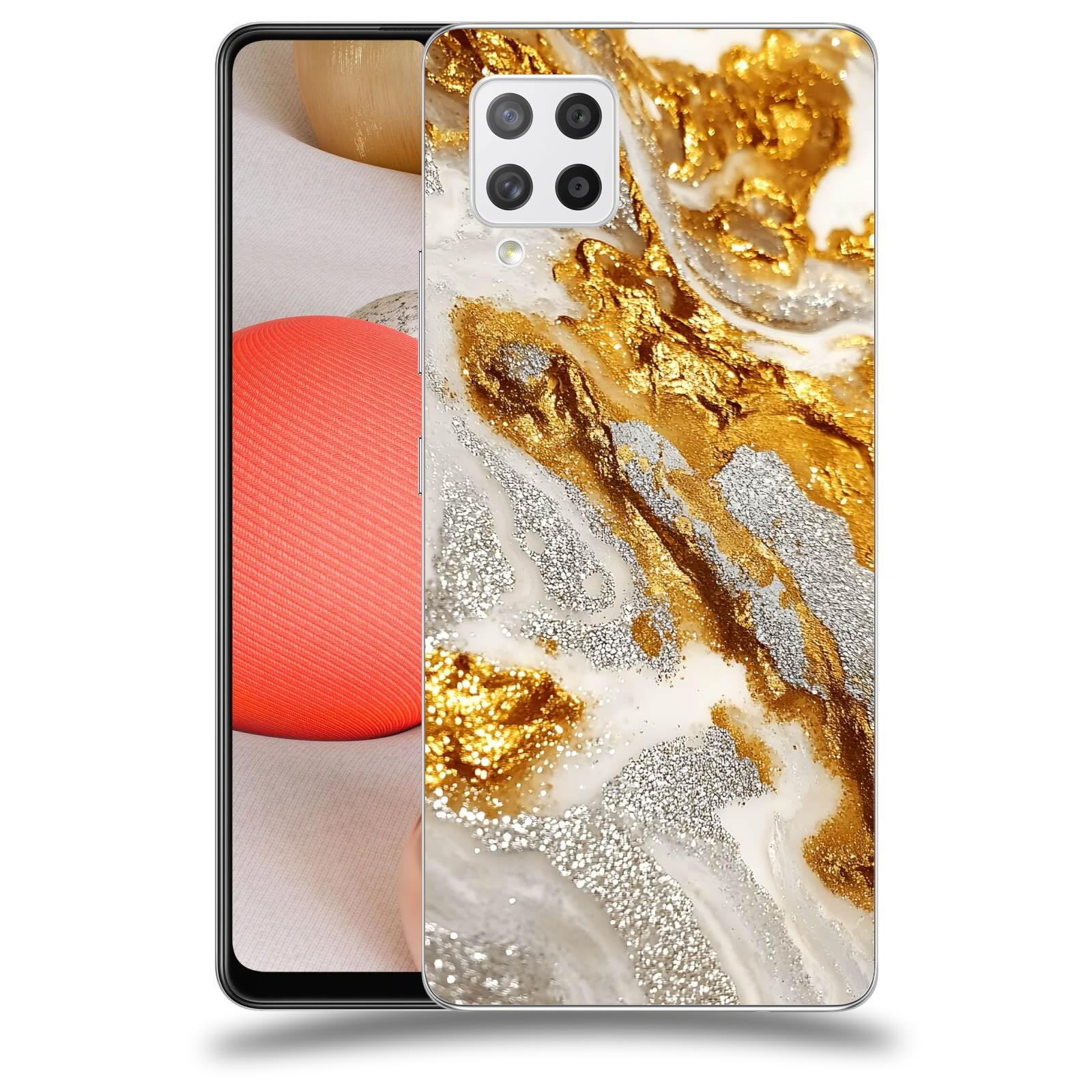 ACOVER Kryt na mobil Samsung Galaxy A42 A426B - Liquid Gold II