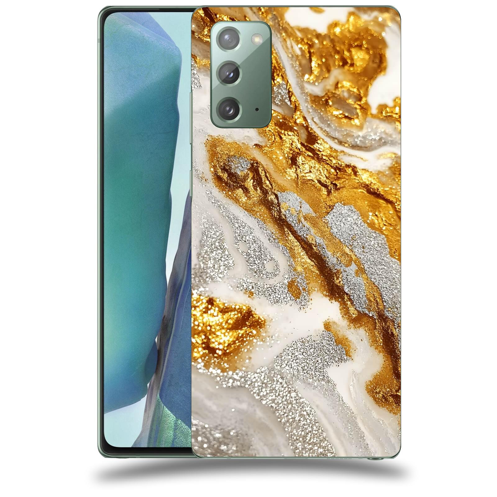 ACOVER Kryt na mobil Samsung Galaxy Note 20 - Liquid Gold II