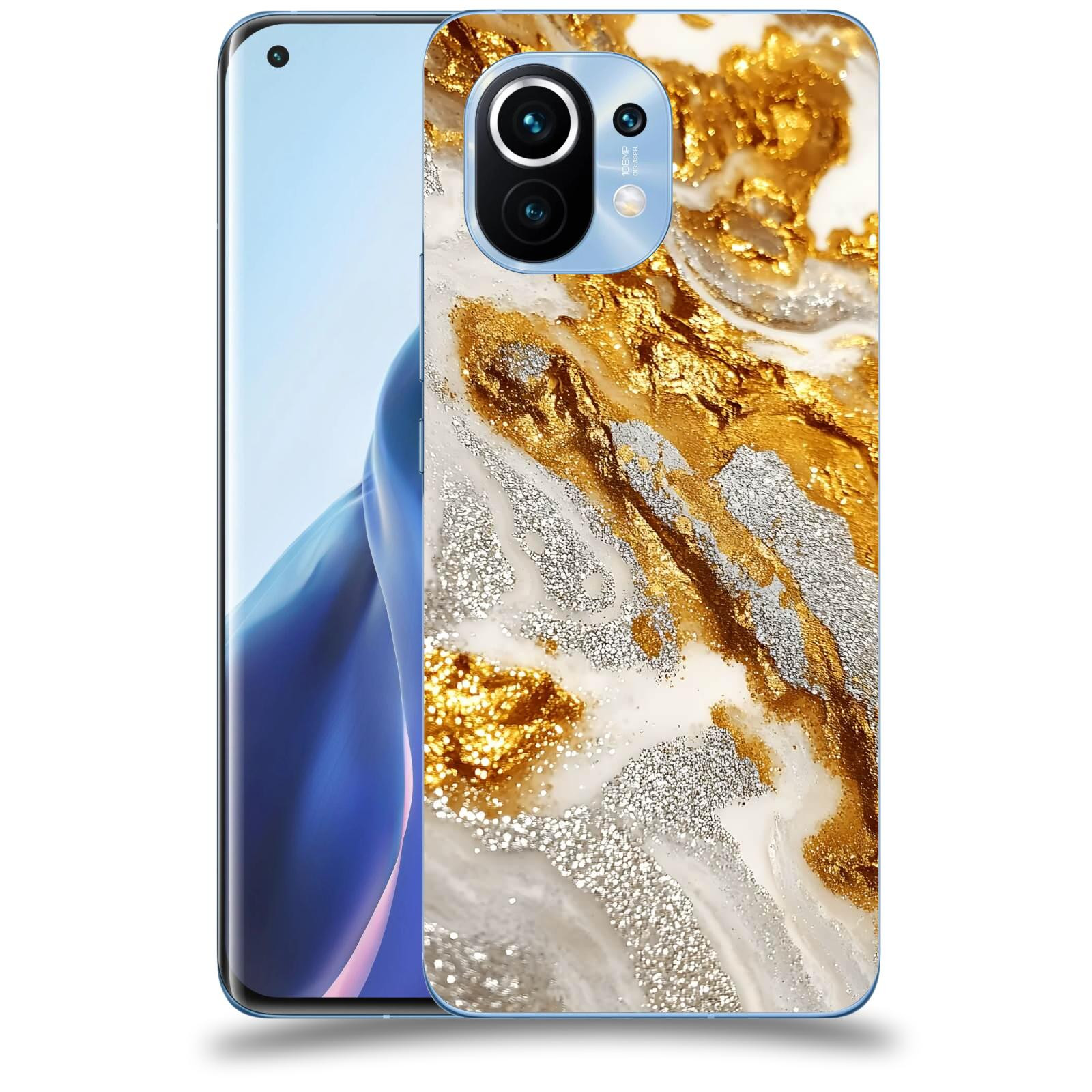 ACOVER Kryt na mobil Xiaomi Mi 11 - Liquid Gold II
